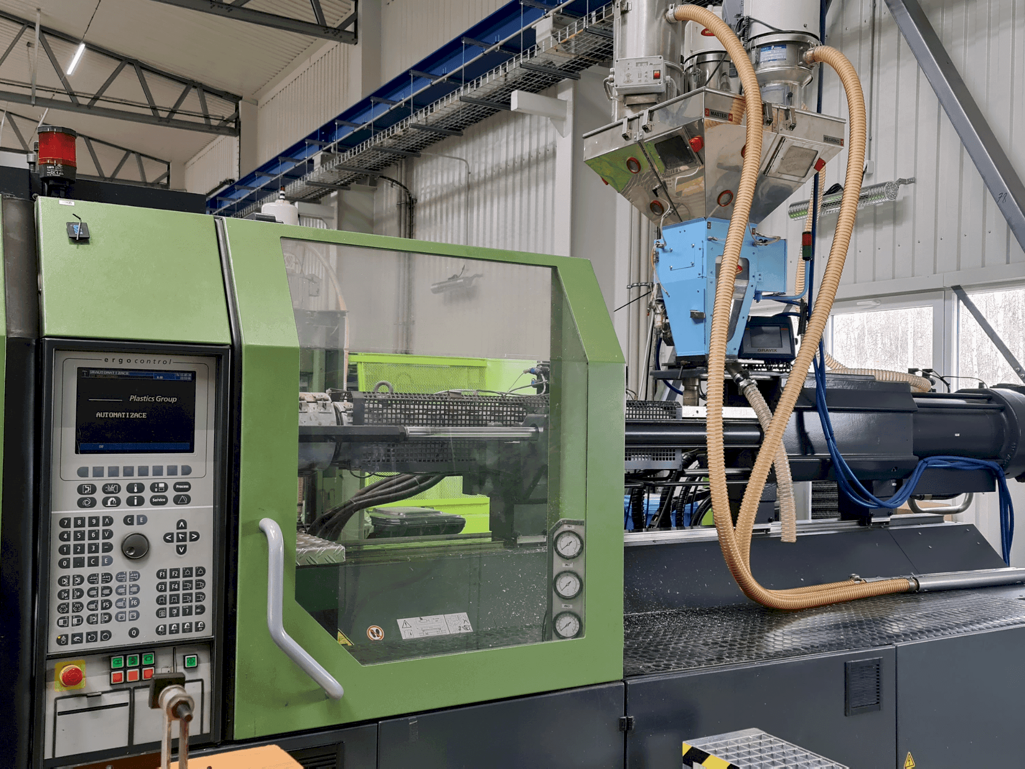 Vista laterale sinistra della macchina DEMAG Concept 420/810-2300