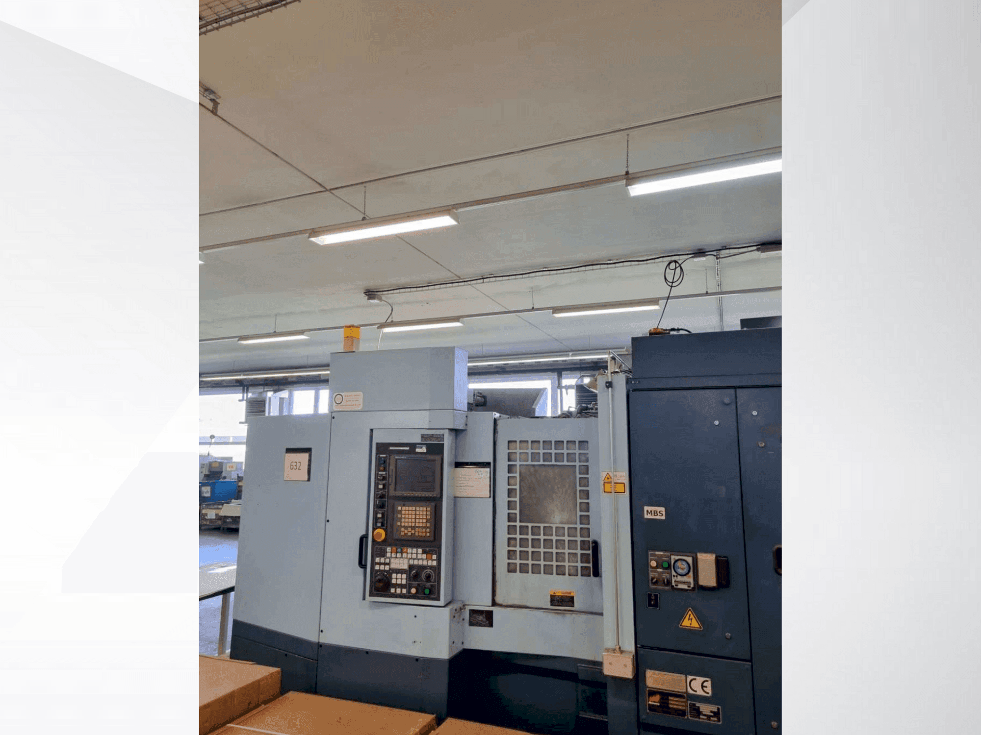 Vista frontale della macchina Matsuura H PLUS-405