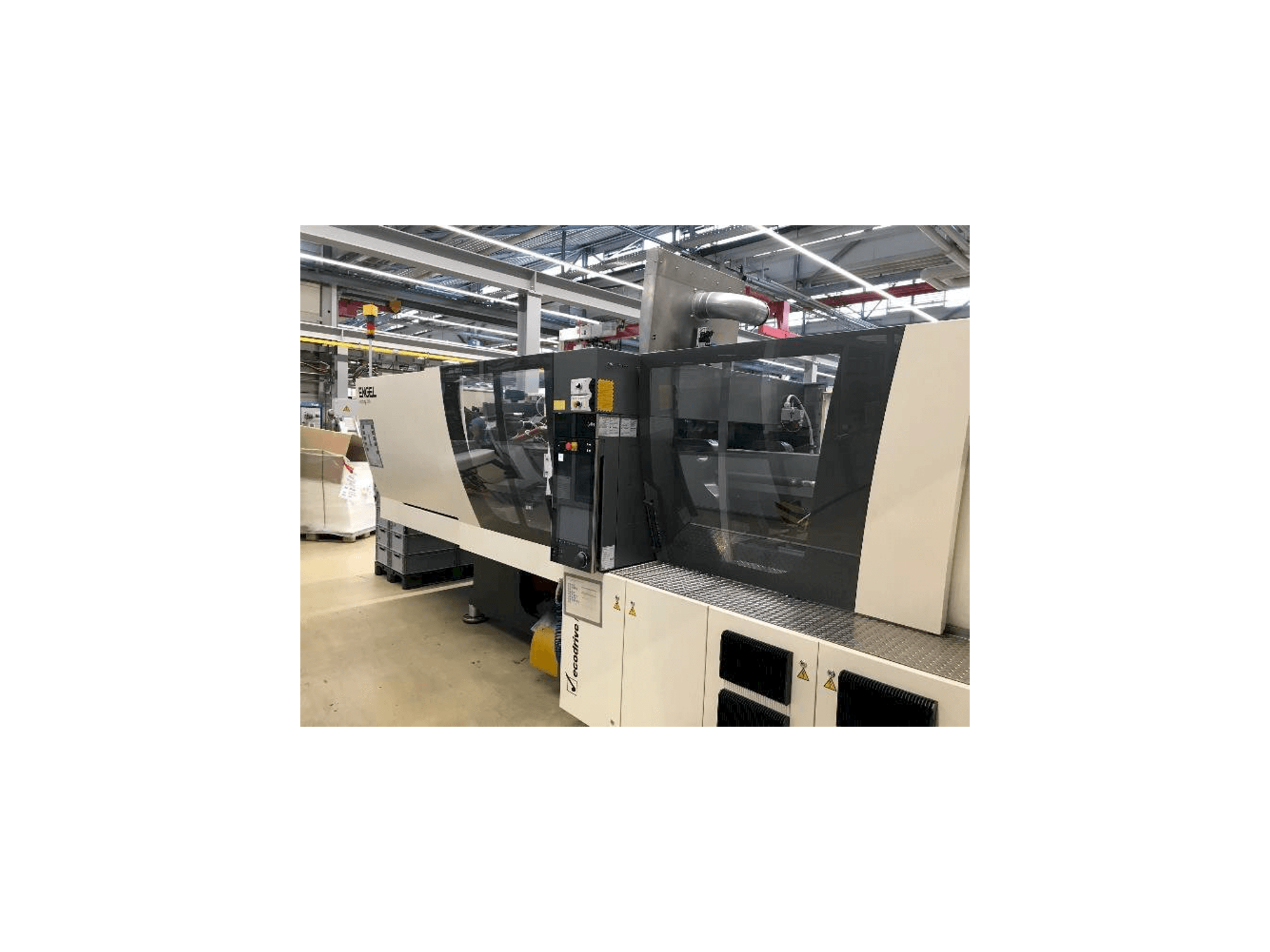 Vista frontale della macchina Engel Victory 1060/180