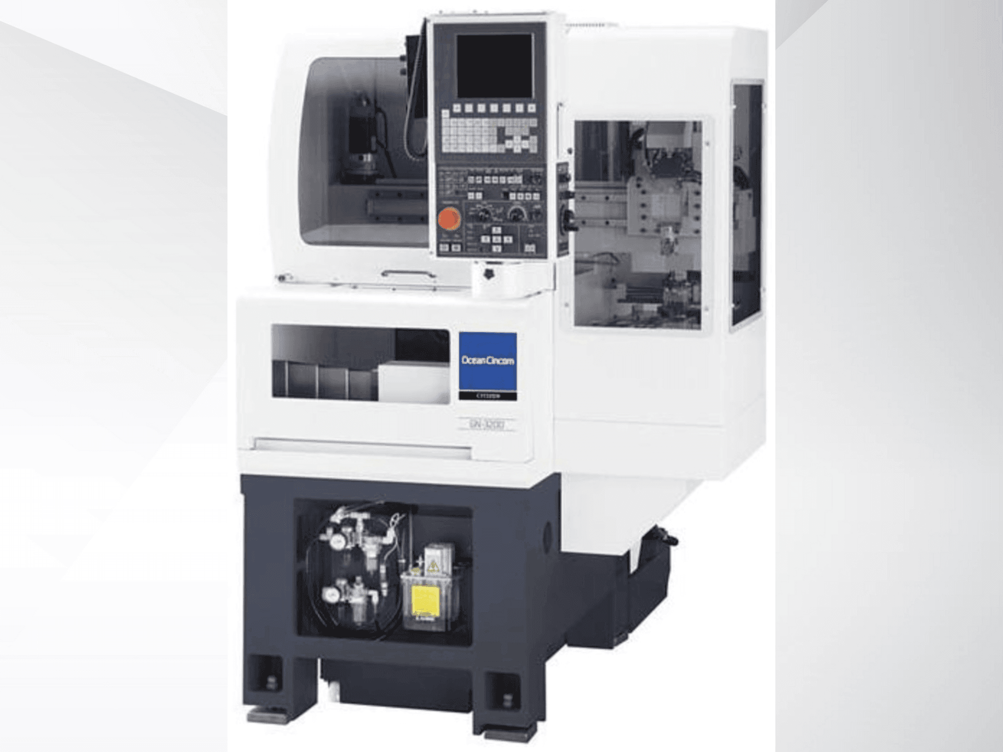 Vista frontale della macchina Miyano GN3200-2F2