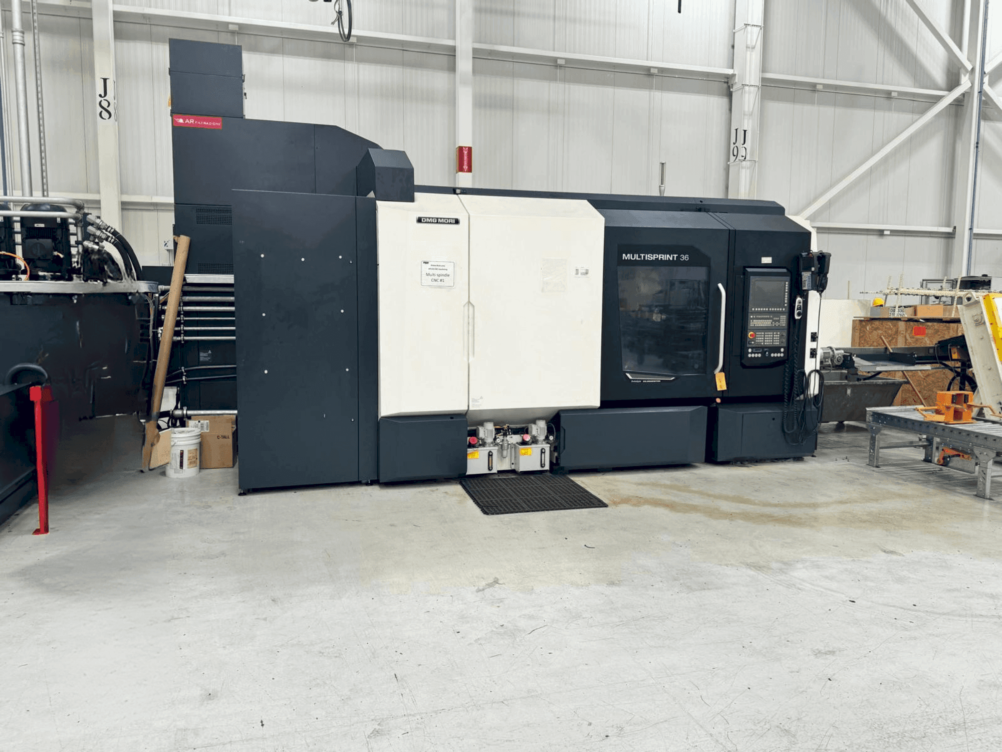 Vista frontale della macchina DMG MORI Multisprint 36