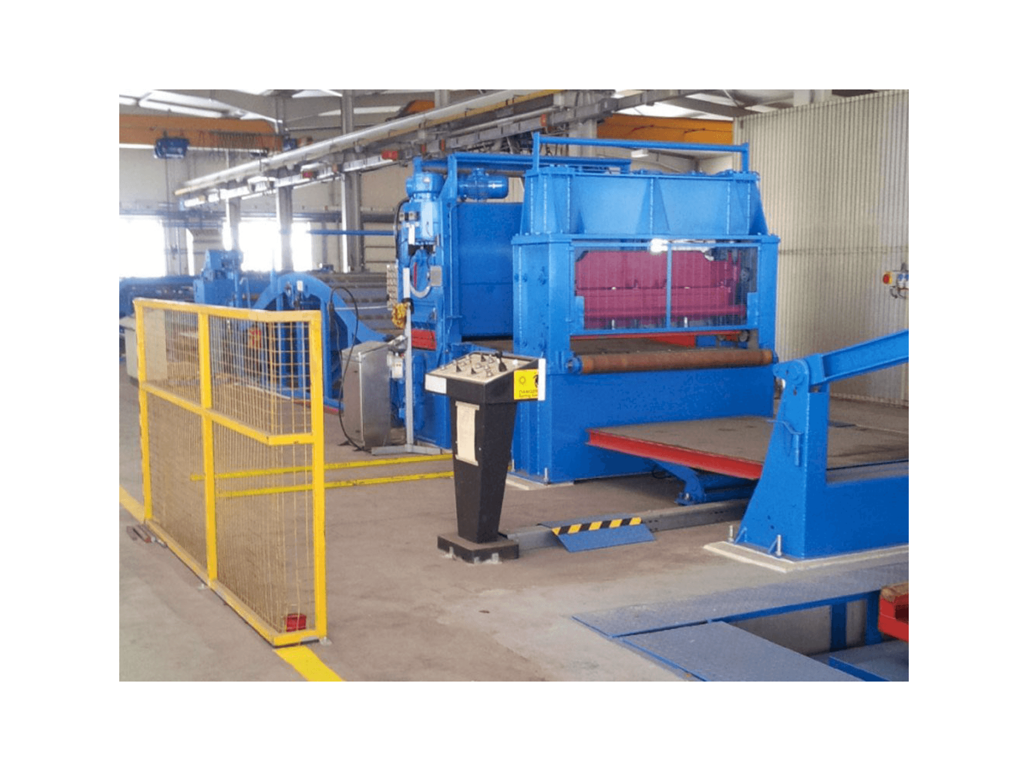 Vista frontale della macchina Sacma SP4A