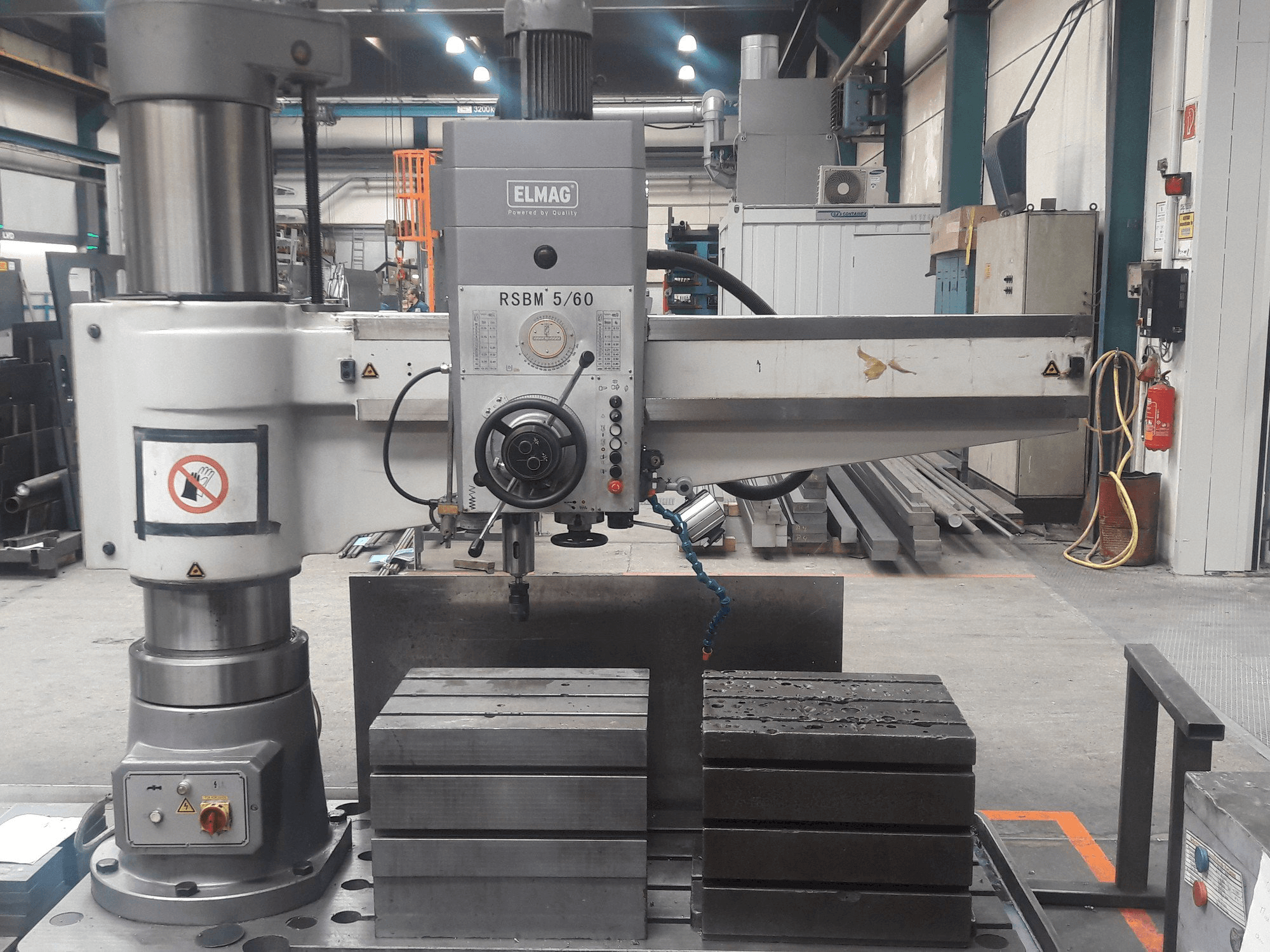 Vista frontale della macchina ELMAG RSBM 5/60