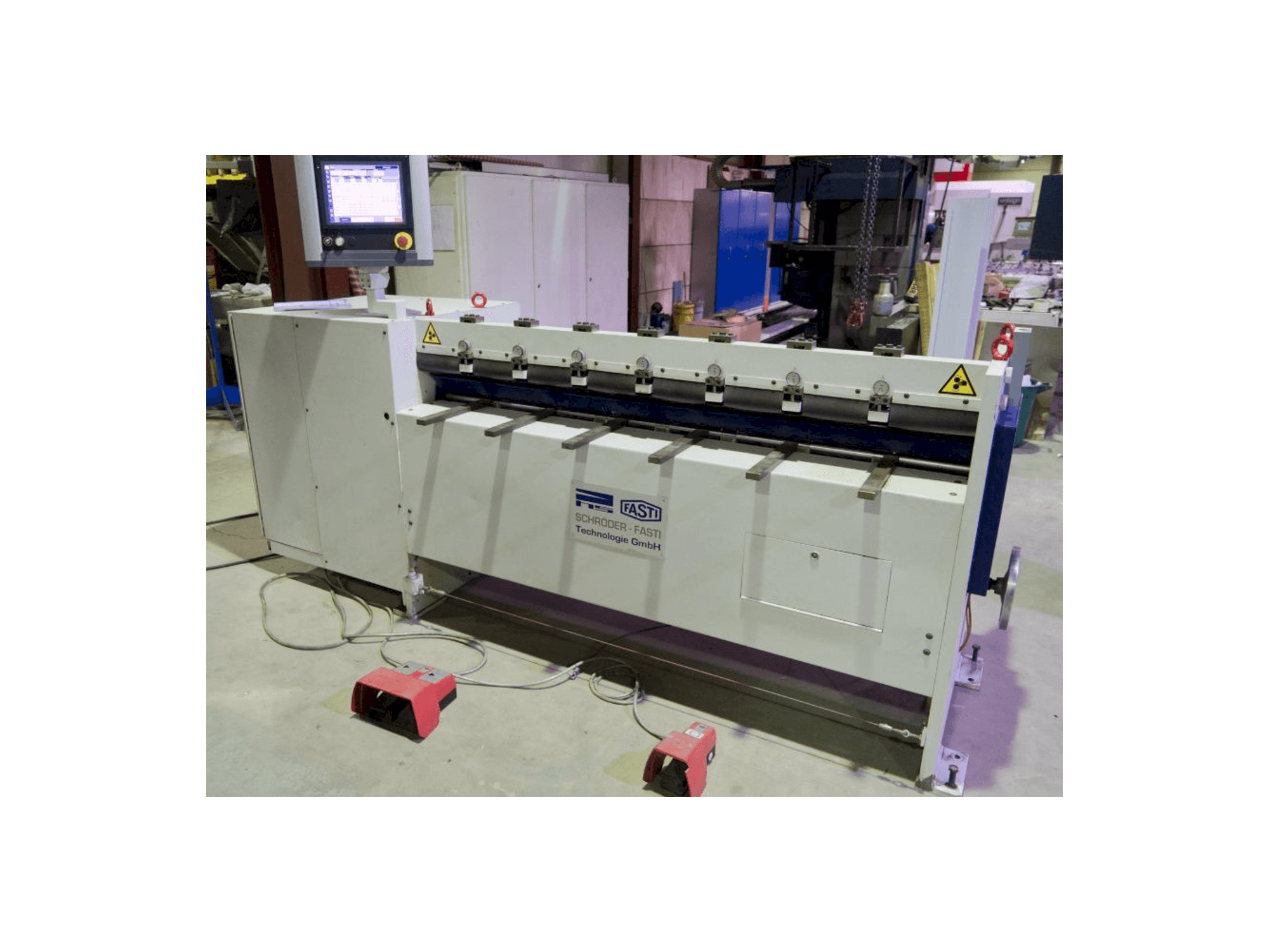 Vista frontale della macchina SCHRODER Fasti 145-18/075