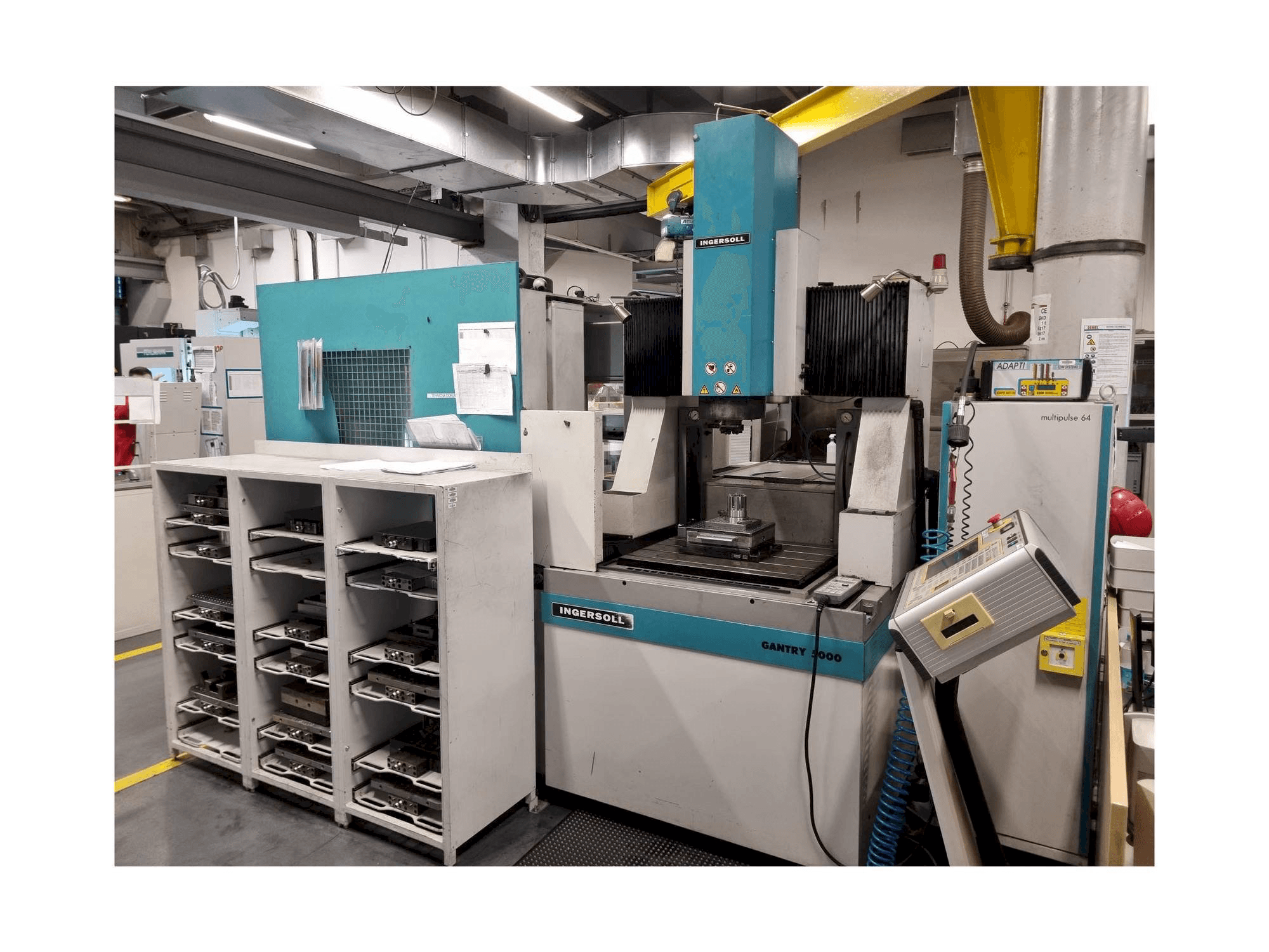 Vista frontale della macchina OPS-INGERSOLL Gantry 5000