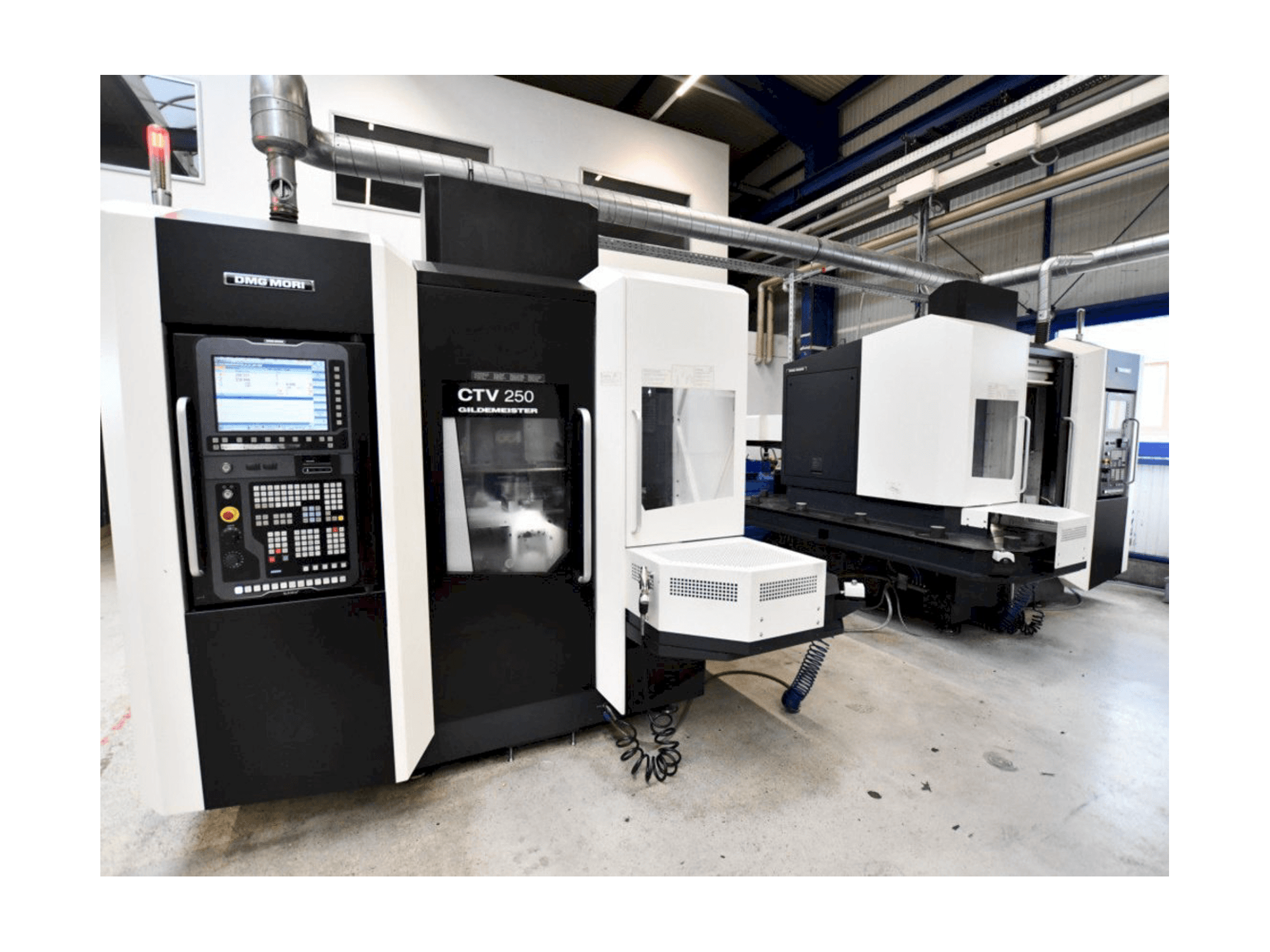 Vista frontale della macchina DMG MORI Gildemeister CTV 250 2nd