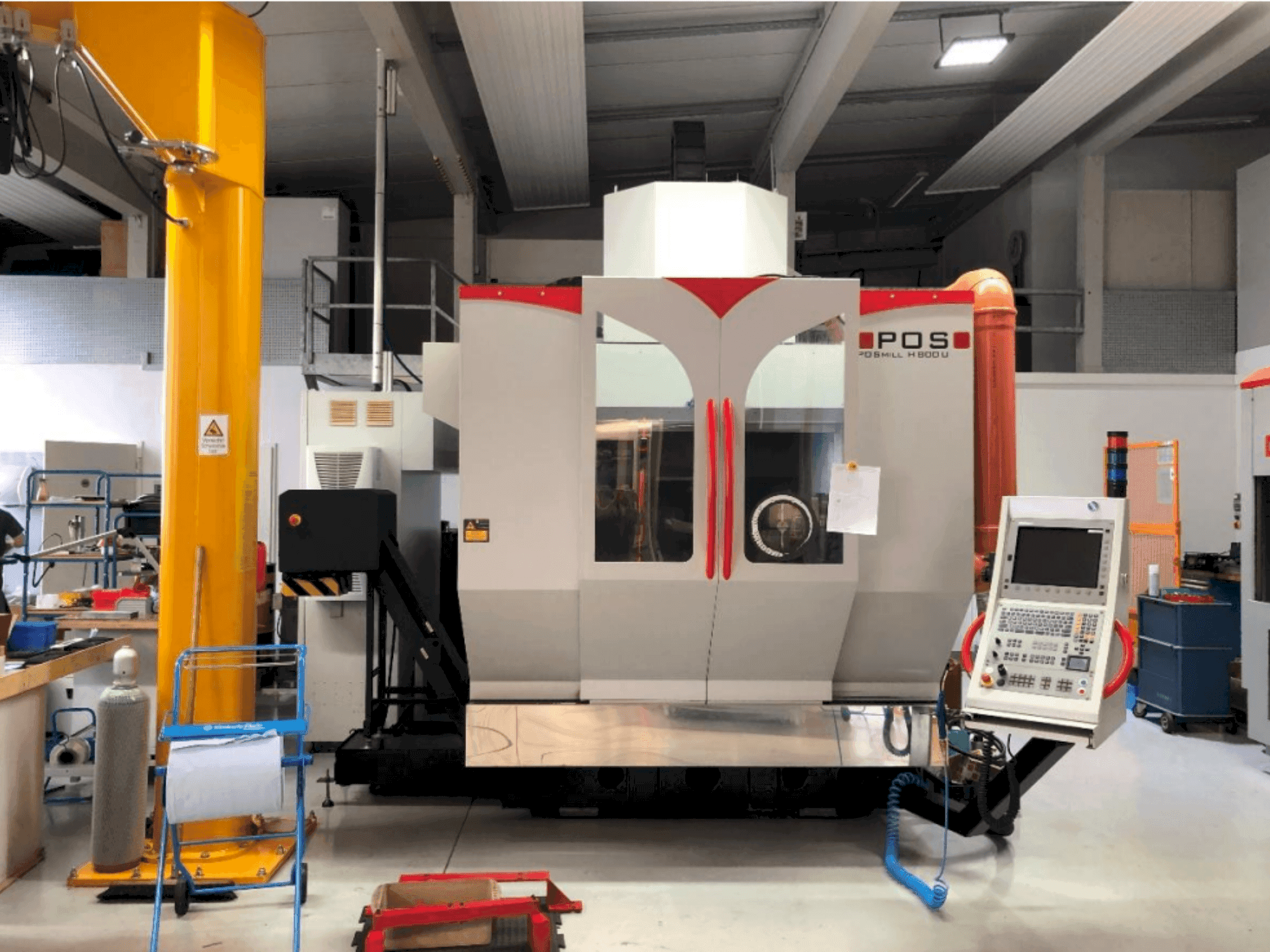 Vista frontale della macchina POSmill H 800 U