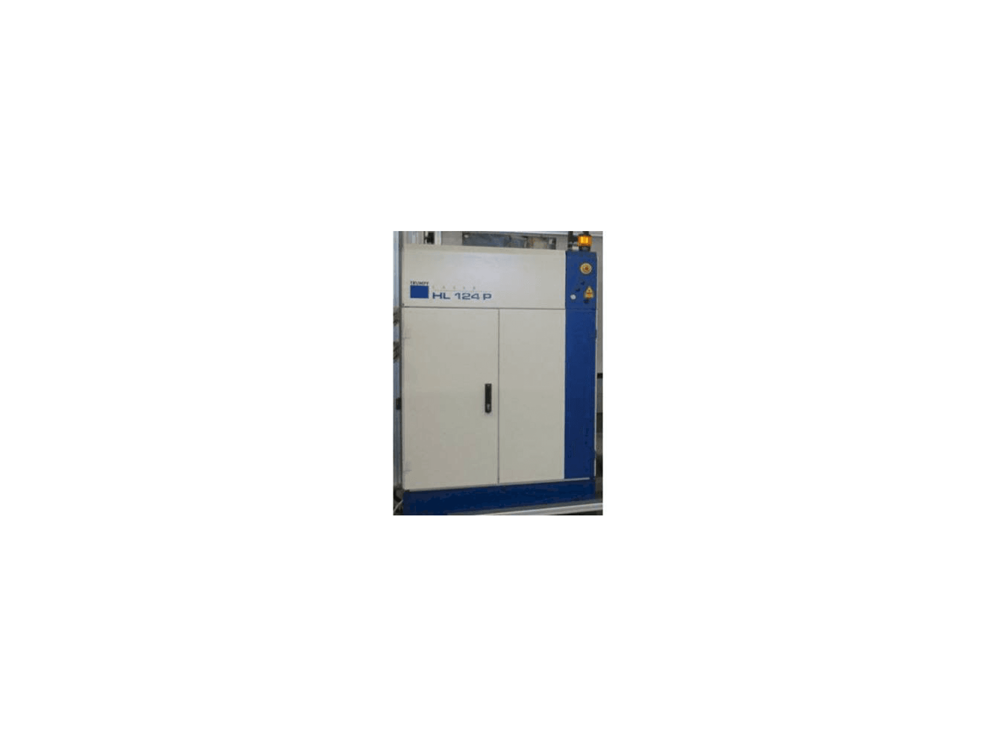 Vista frontale della macchina Trumpf HL 124 P