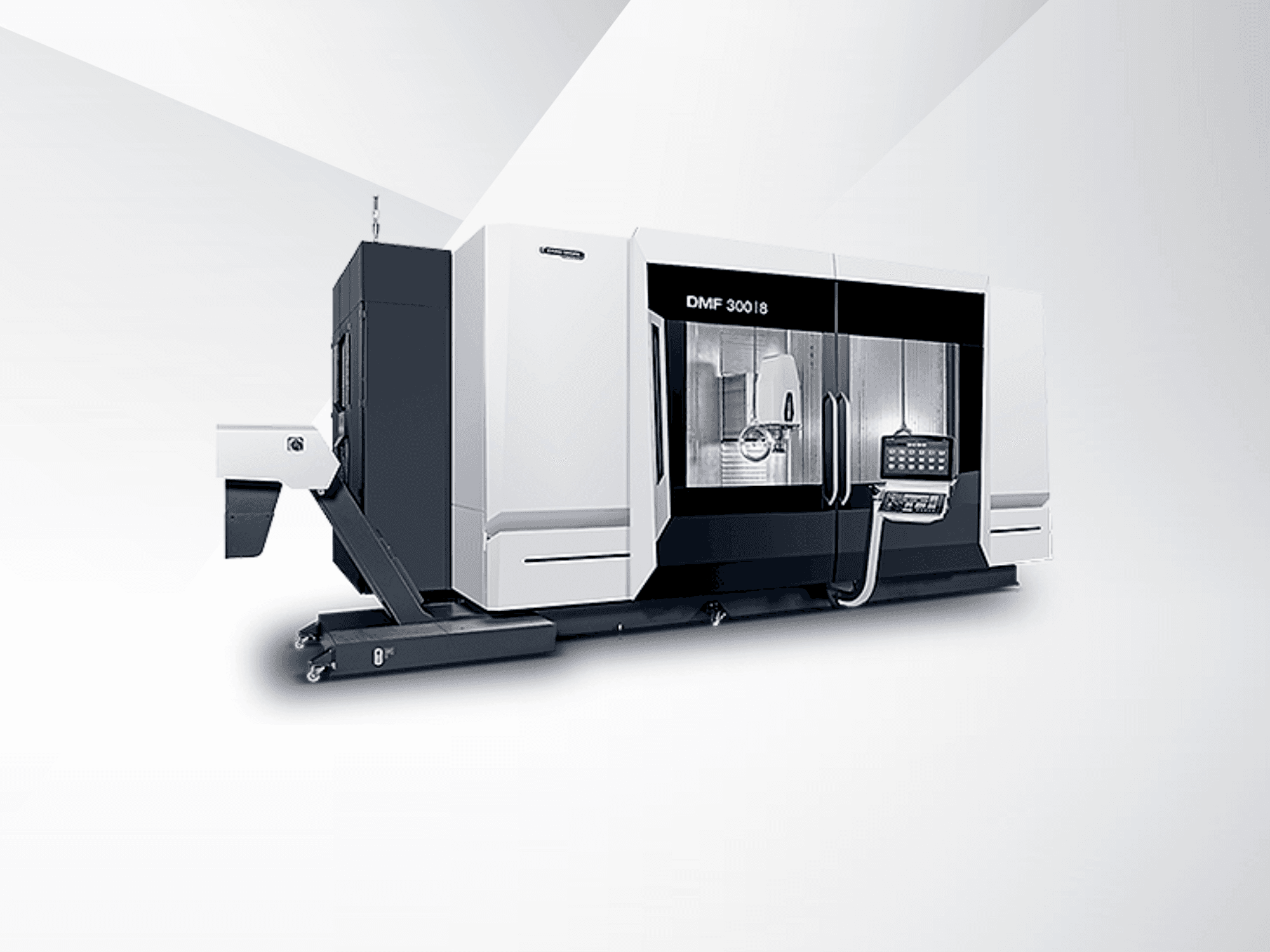 Vista frontale della macchina DMG MORI DMF 300-8