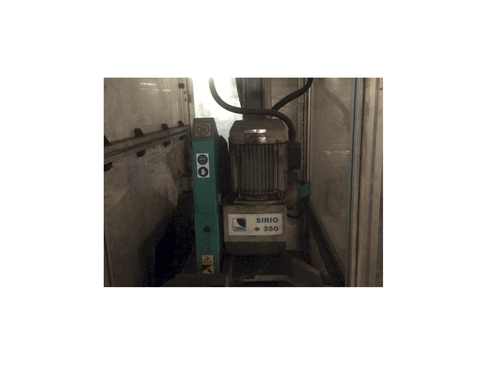 Vista laterale sinistra della macchina Imet Sirio 350 AF-E