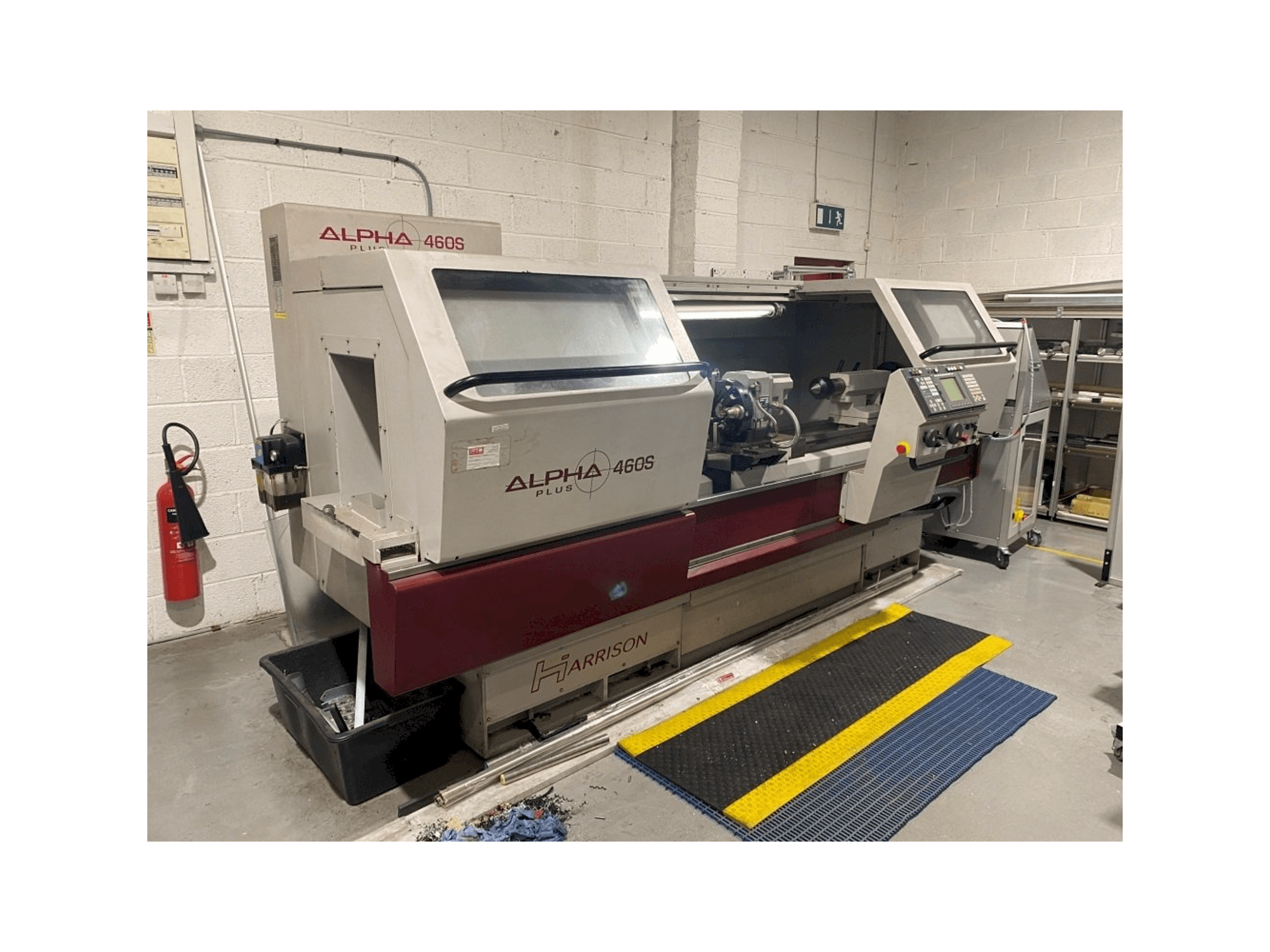 Vista frontale della macchina Harrison Alpha 460S Plus