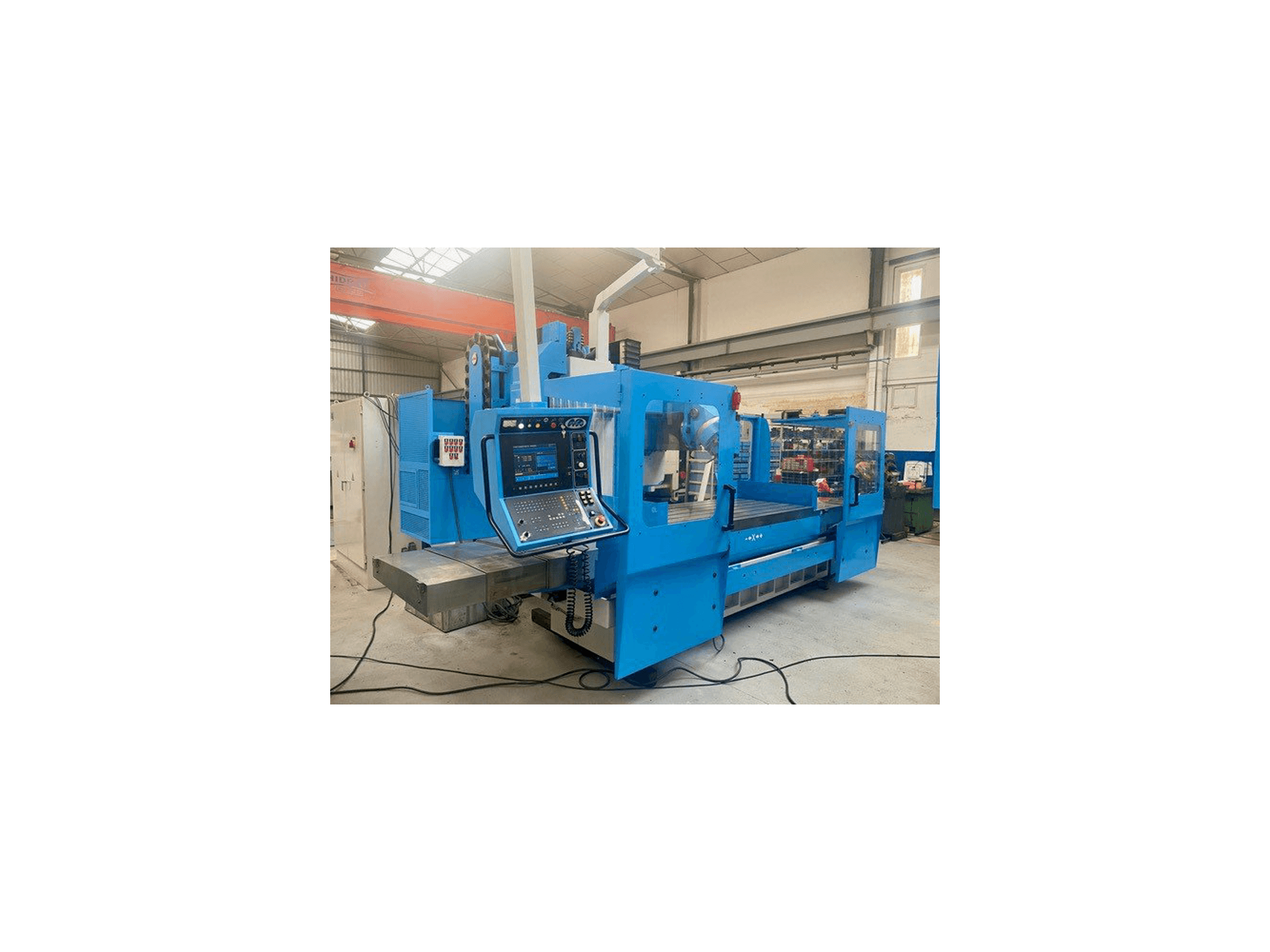 Vista frontale della macchina MTE BF 2200