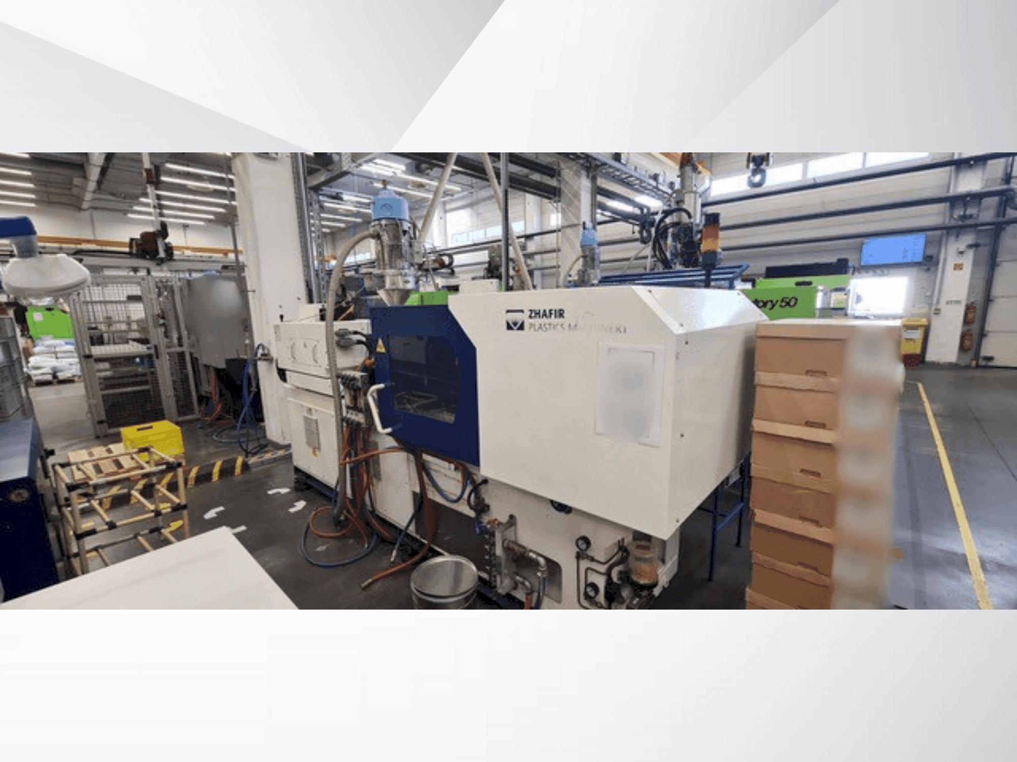 Vista frontale della macchina Zhafir VE 400/80