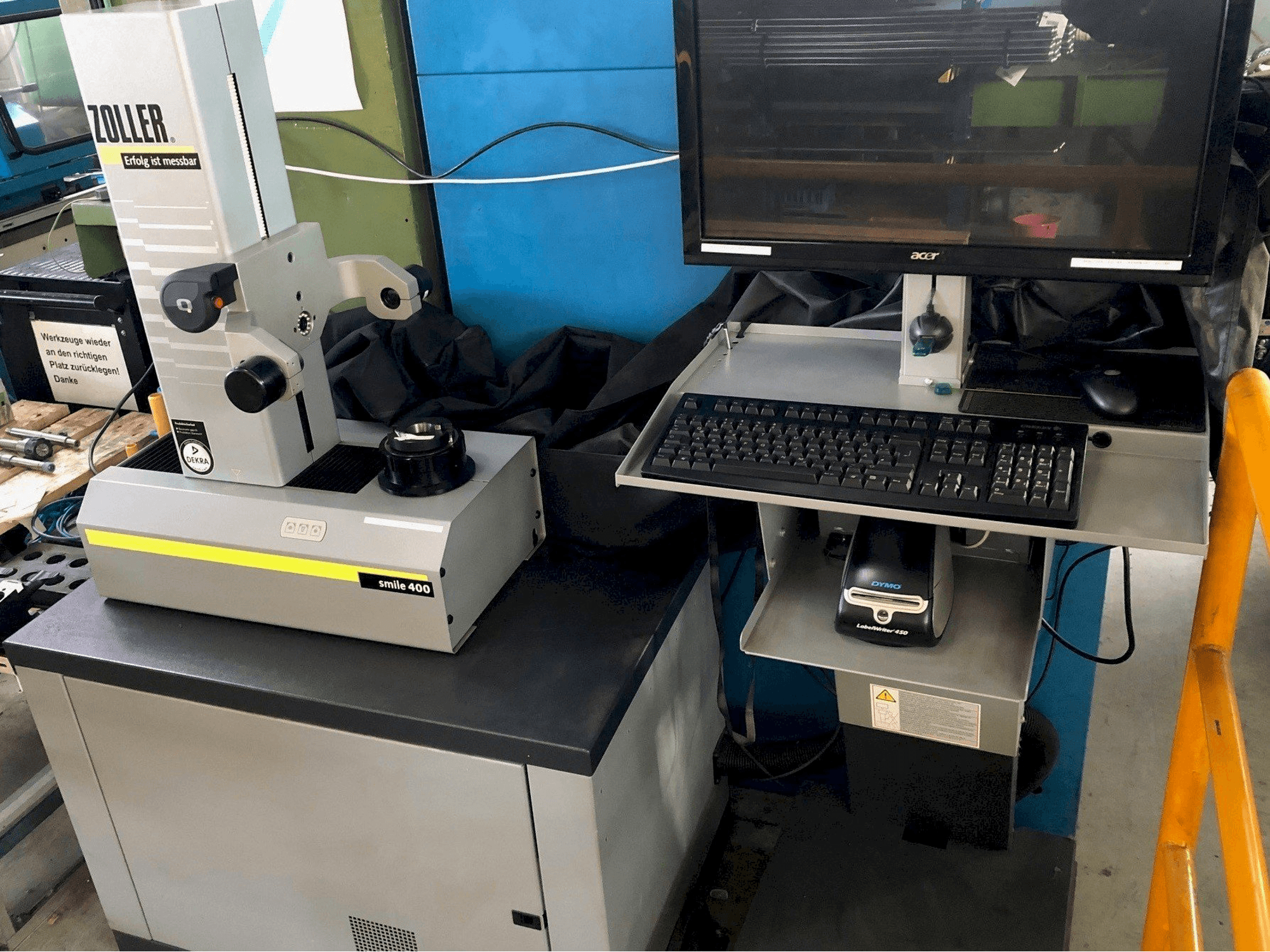 Vista frontale della macchina Zoller smile 400