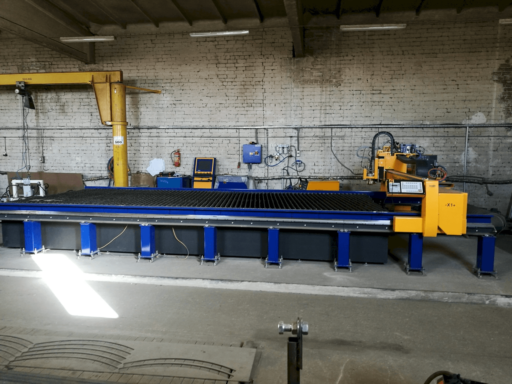 Vista frontale della macchina MicroStep PlasmaCut 6001.25PG