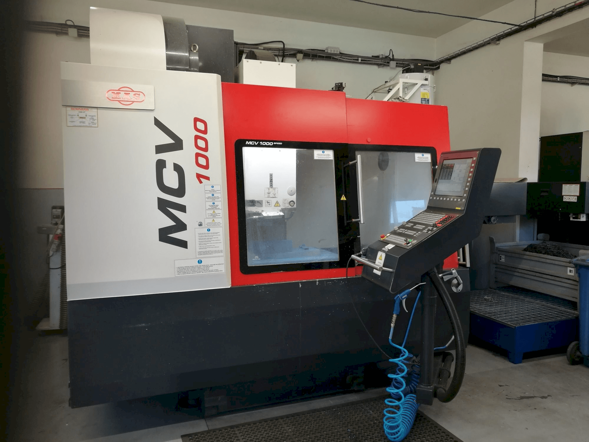Vista frontale della macchina KOVOSVIT MAS MCV 1000 Speed