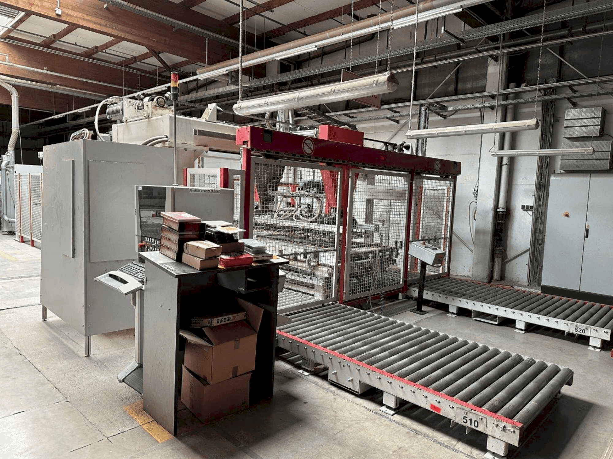 Vista frontale della macchina BIESSE TECHNO KERNELL