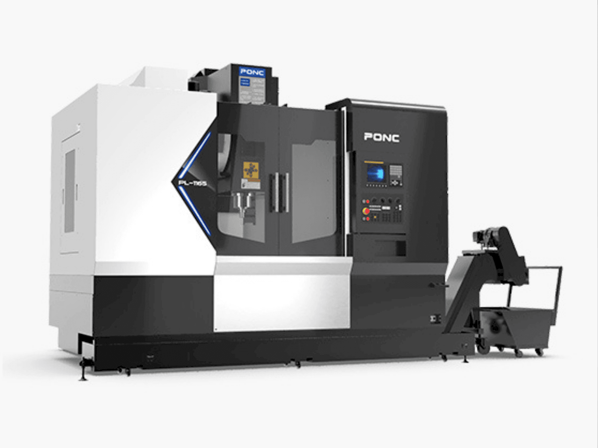 Vista frontale della macchina PONC PL 855