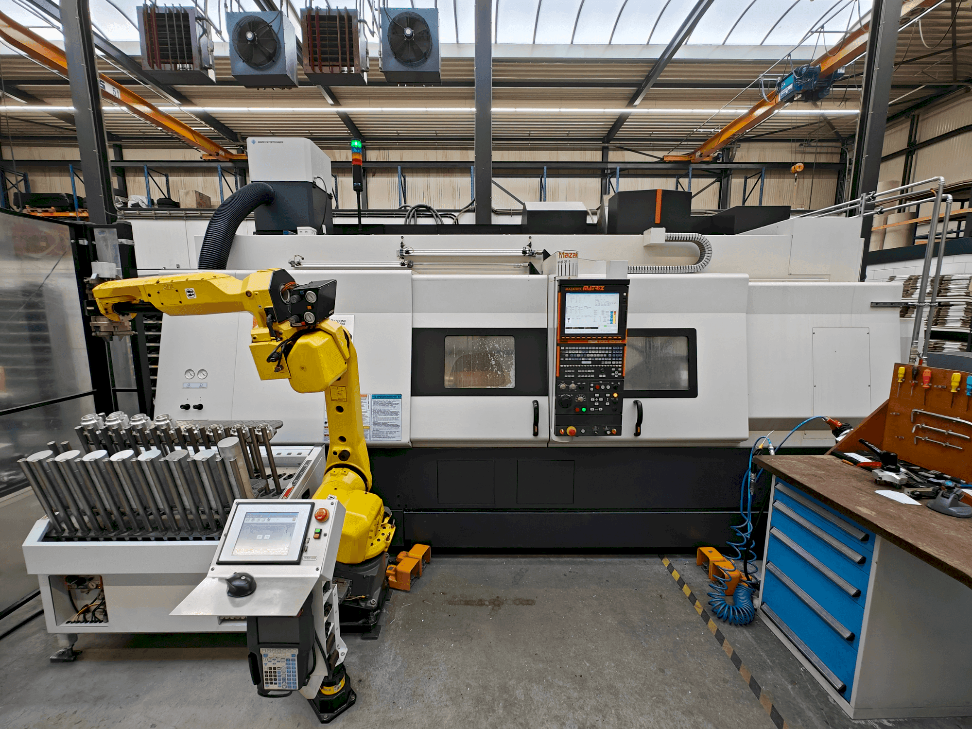 Vista frontale della macchina Mazak Integrex 400-IV-S x 1500