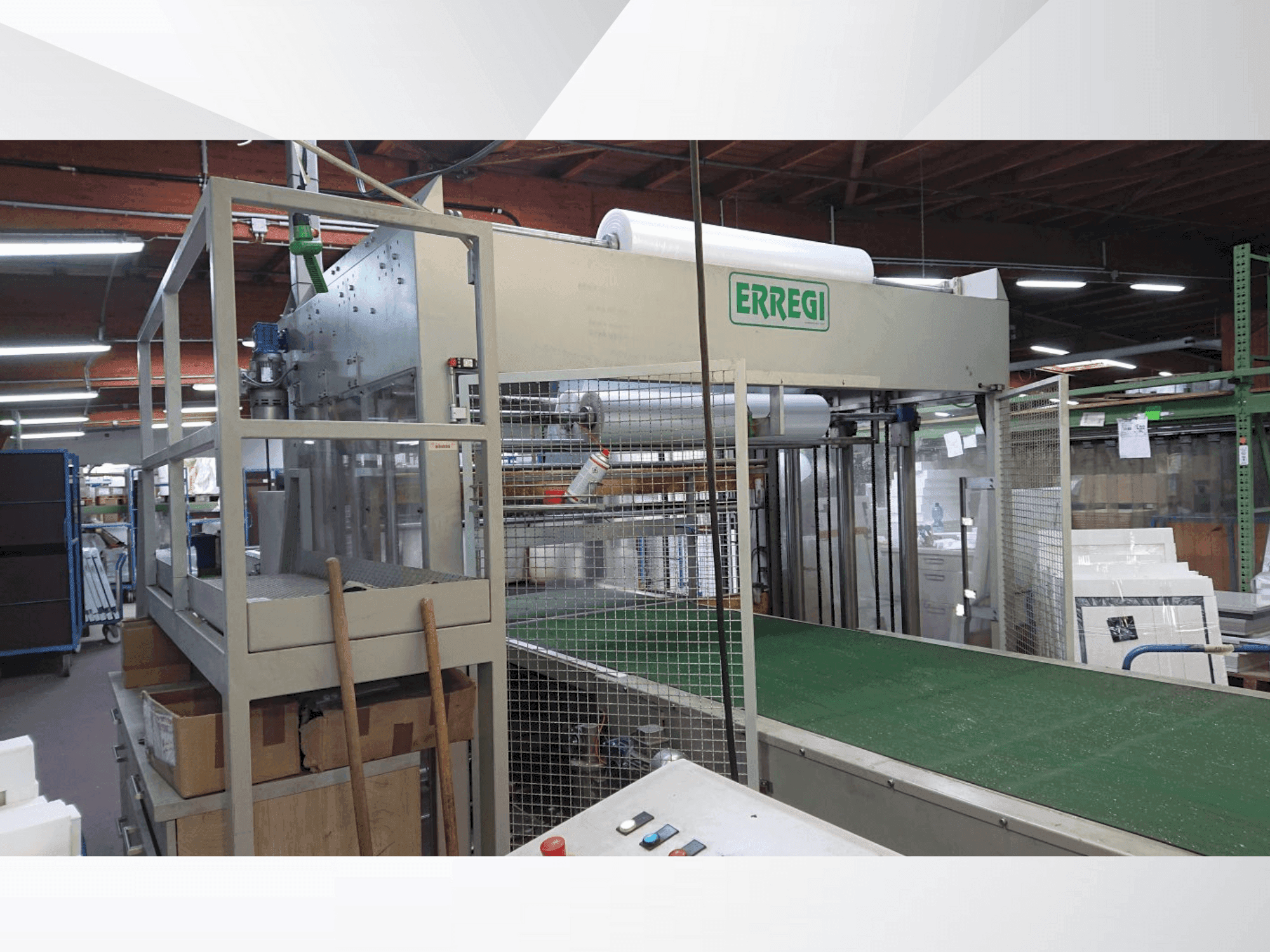 Vista frontale della macchina ERREGI LINE ERREGI