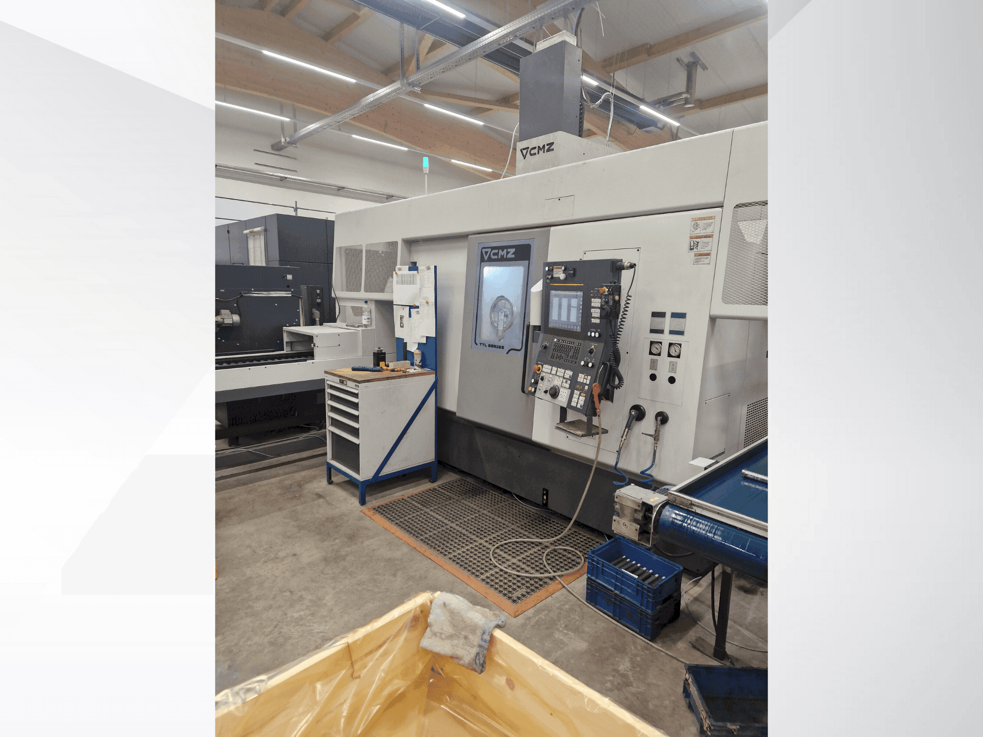 Vista frontale della macchina CMZ TTL-66-66-TTY-T2Y