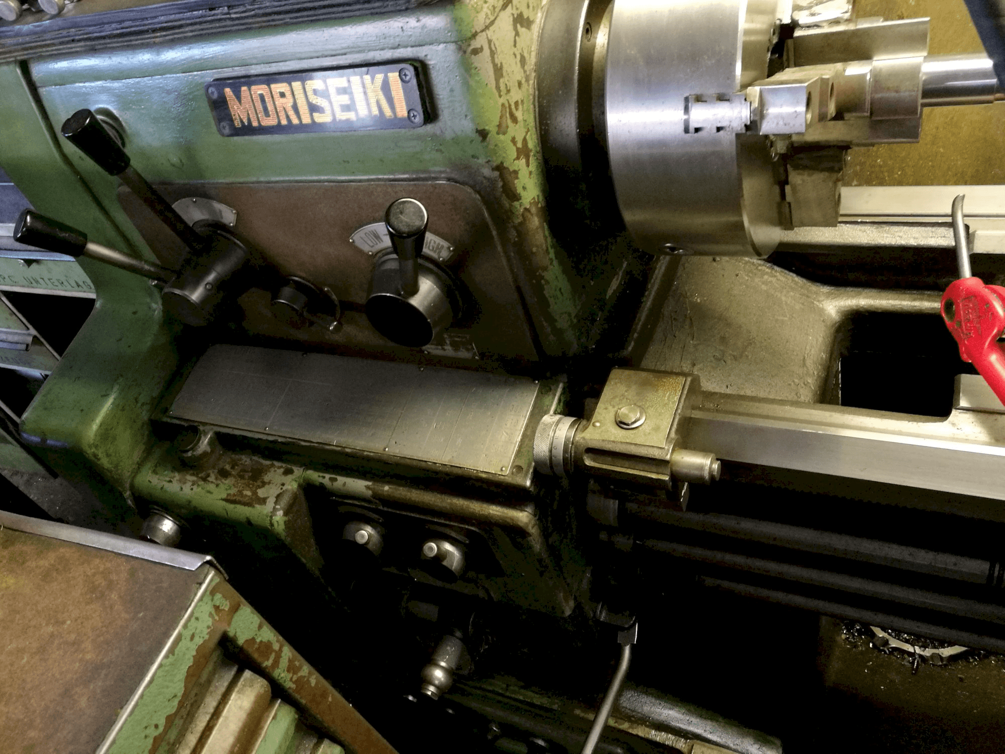 Particolare della macchina MORI SEIKI MS 1250