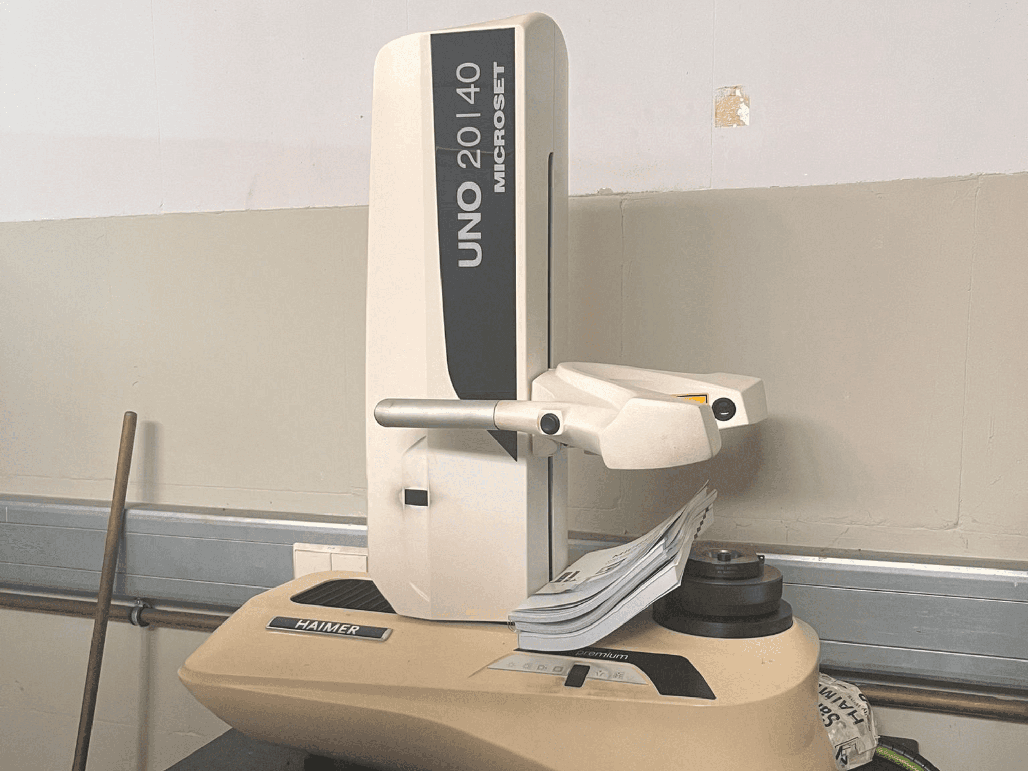 Vista frontale della macchina HAIMER UNO 20|40