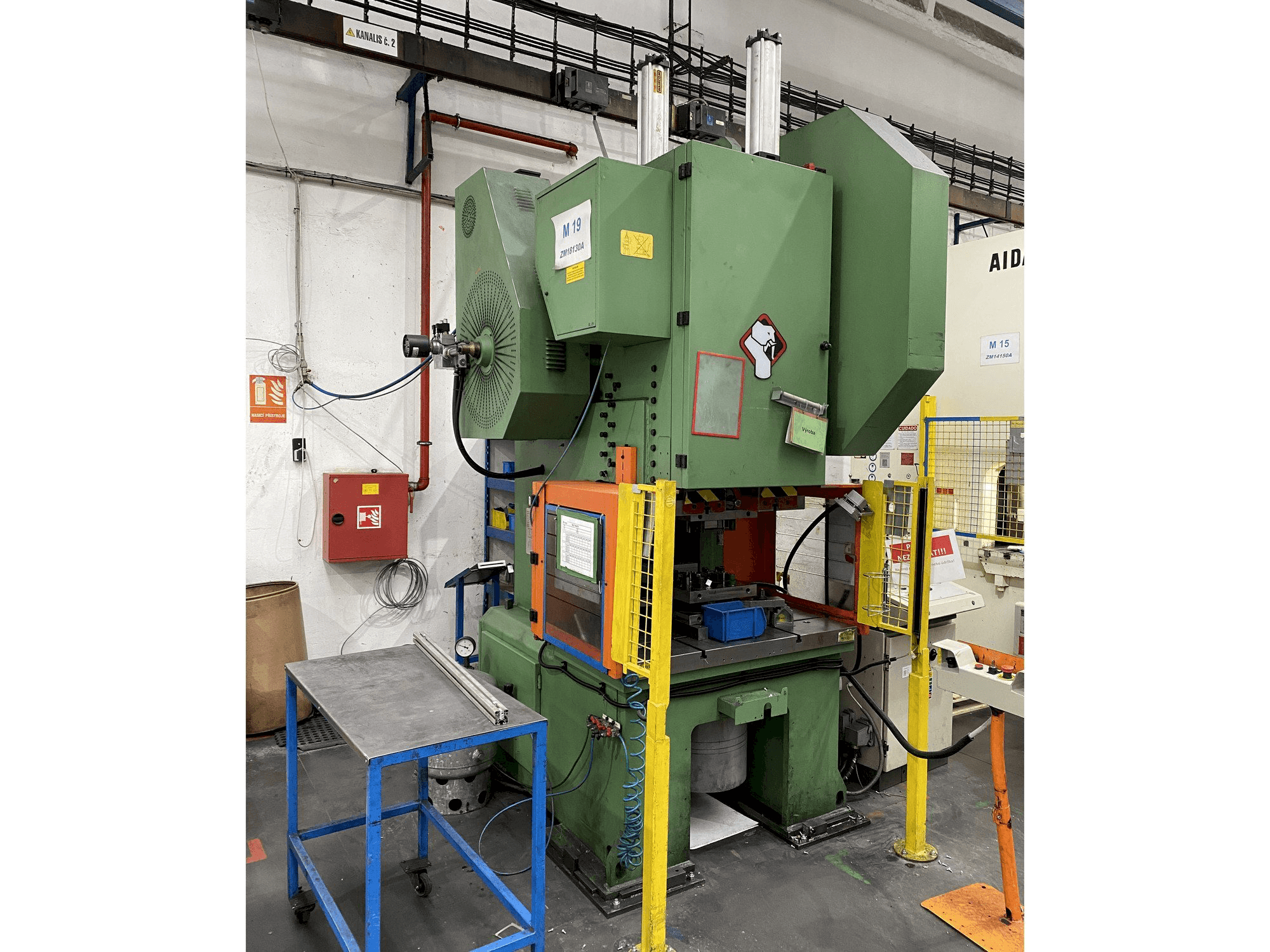 Vista frontale della macchina SANGIACOMO T 130R CE