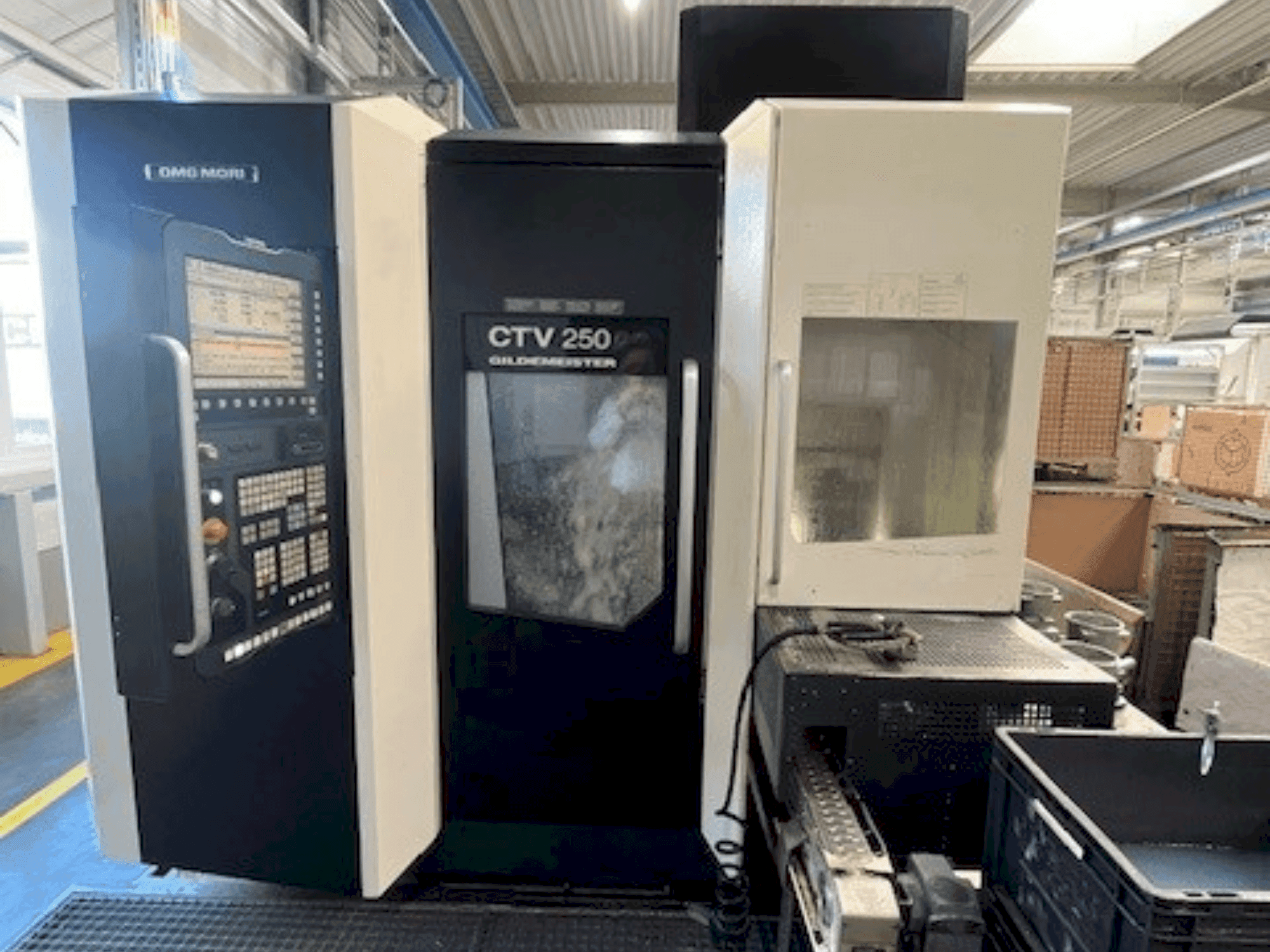 Vista frontale della macchina DMG MORI Gildemeister CTV 250 2nd