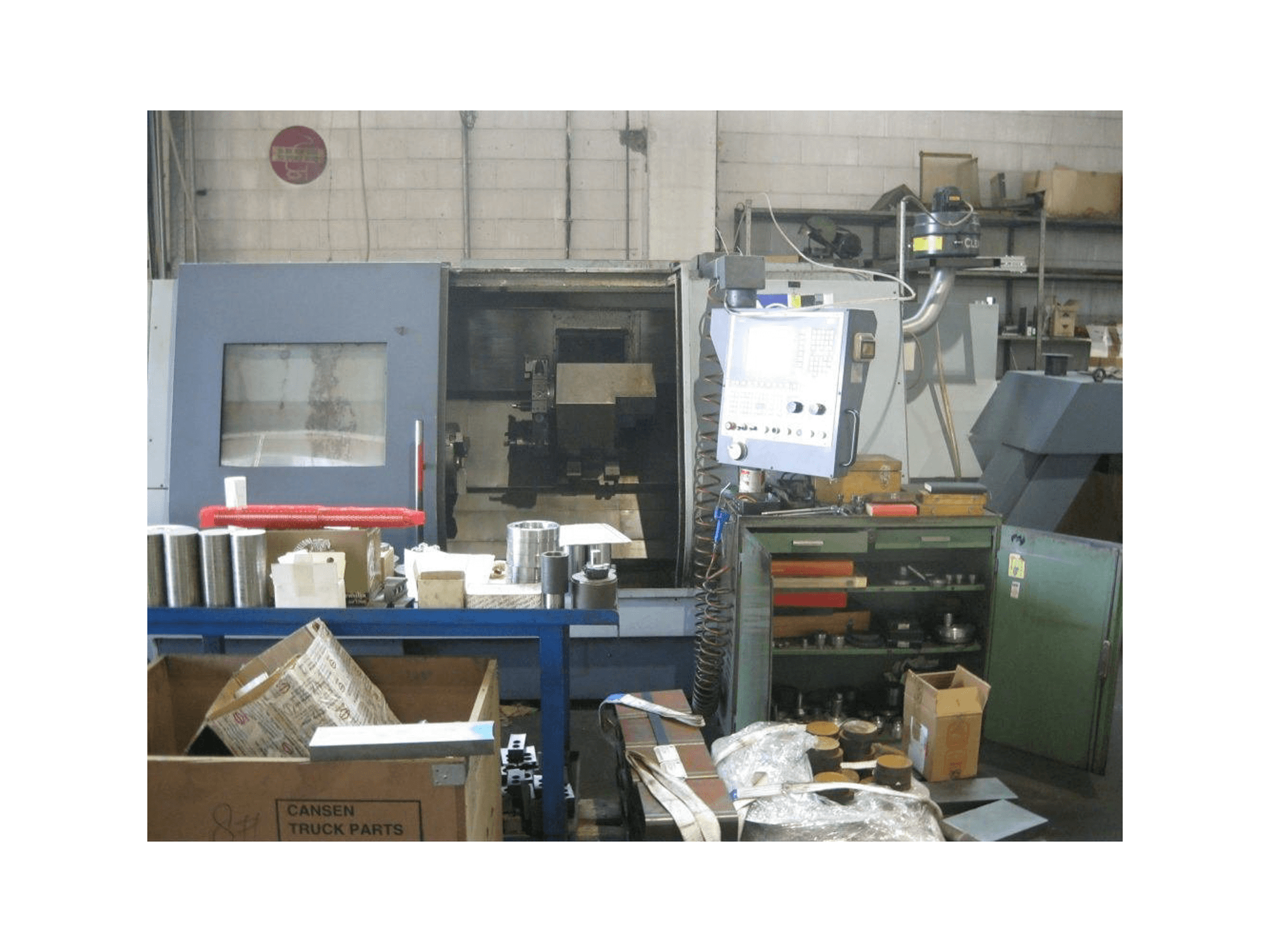 Vista frontale della macchina EMCO PADOVANI 500