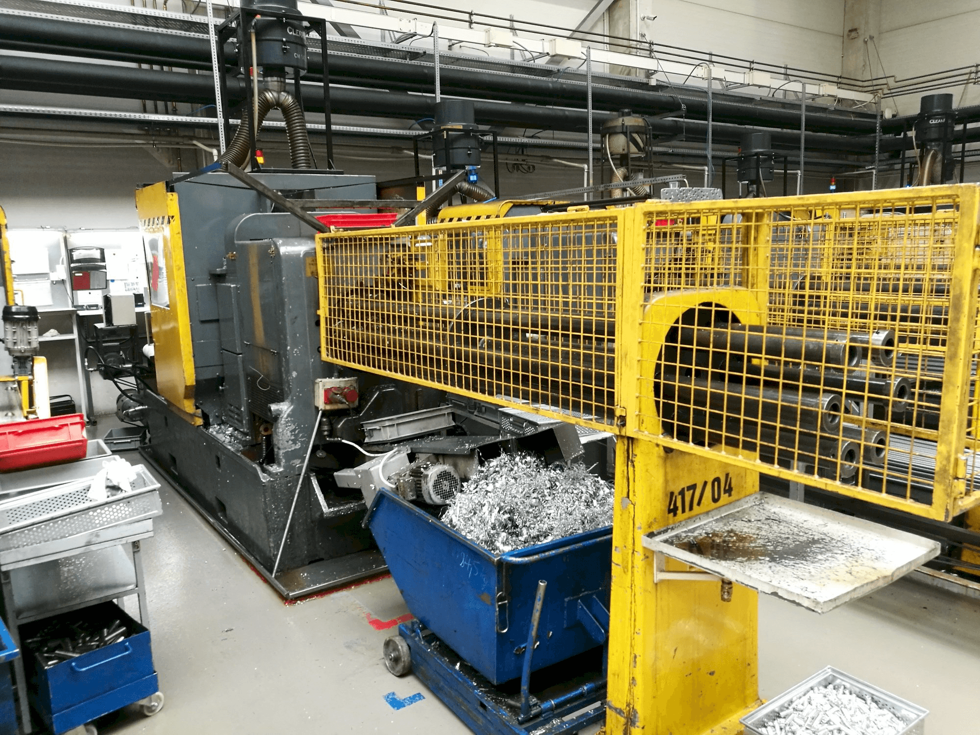 Vista frontale della macchina Wickman 1 3/8"-6