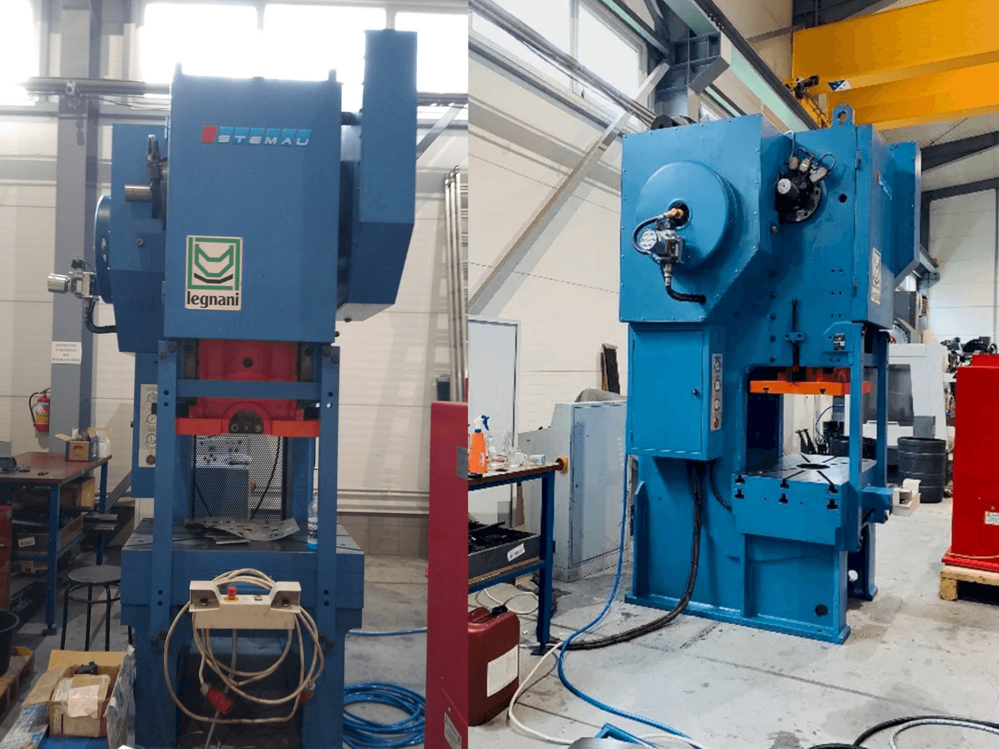 Vista frontale della macchina LEGNANI FACS 160R