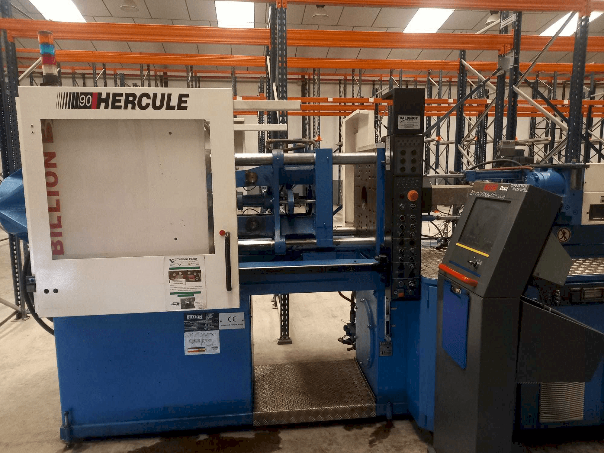 Vista frontale della macchina Billion H260/90 TP