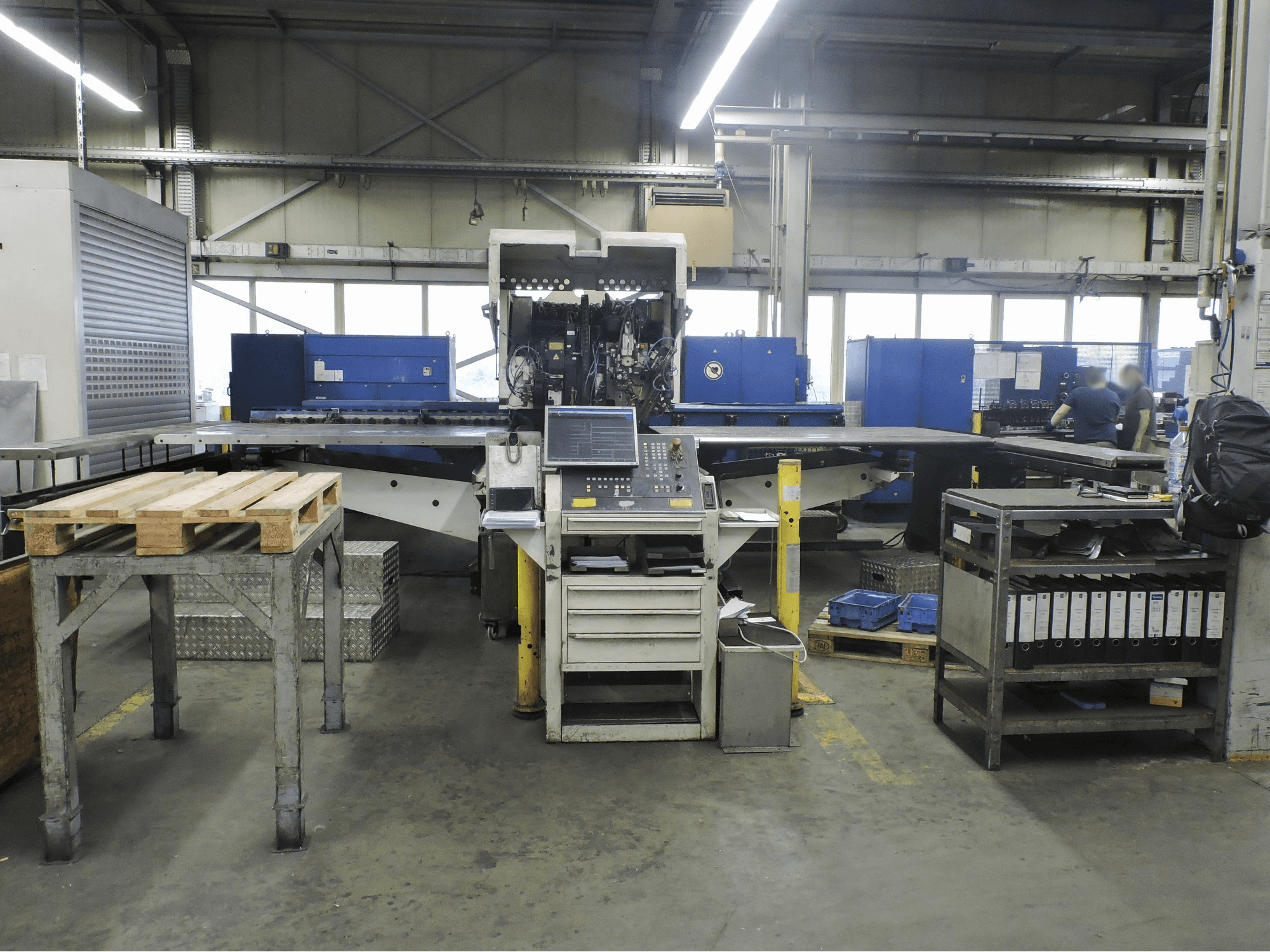 Vista frontale della macchina Trumpf Trumatic 600L