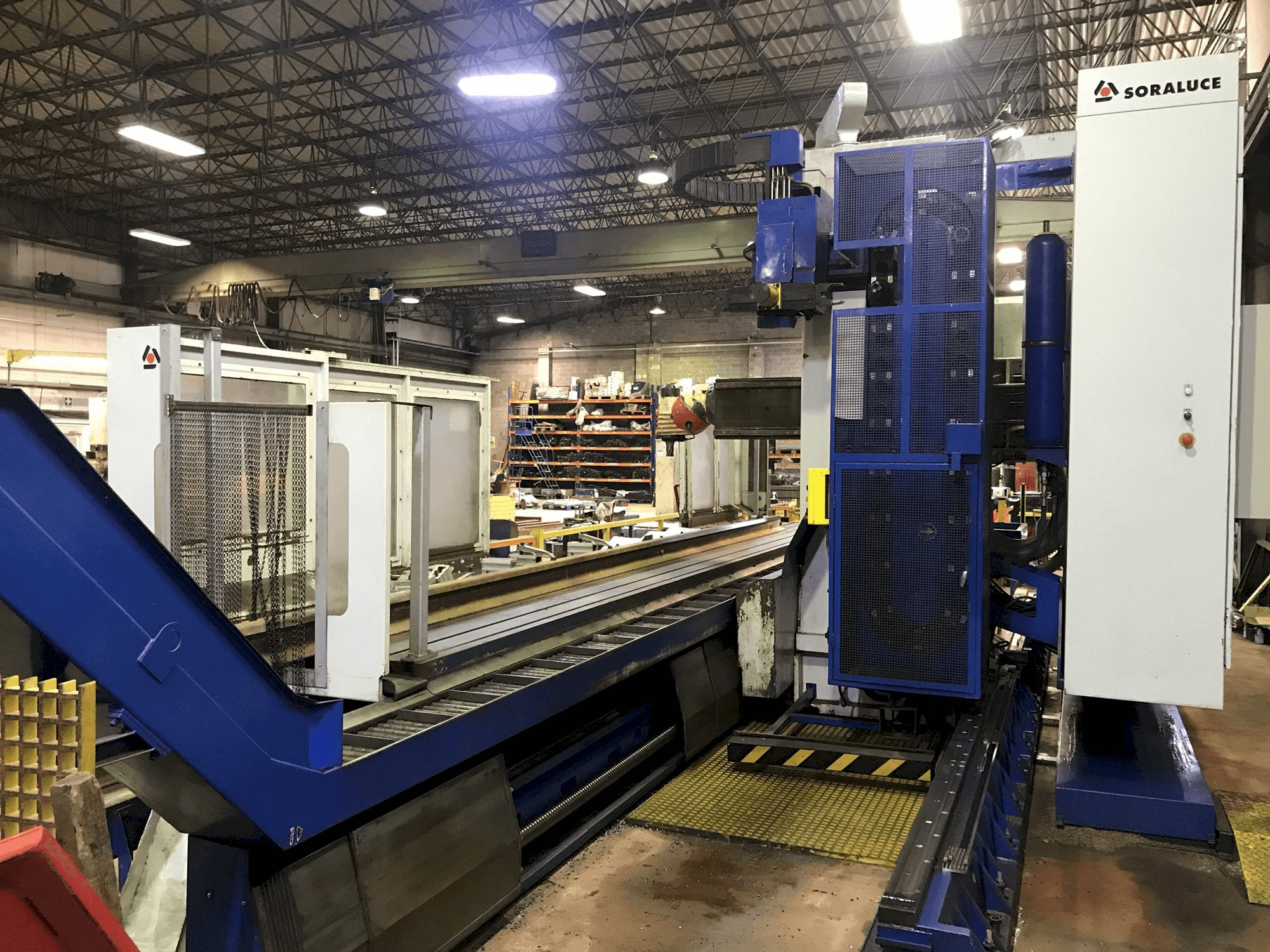 Vista frontale della macchina Soraluce SLP 8000