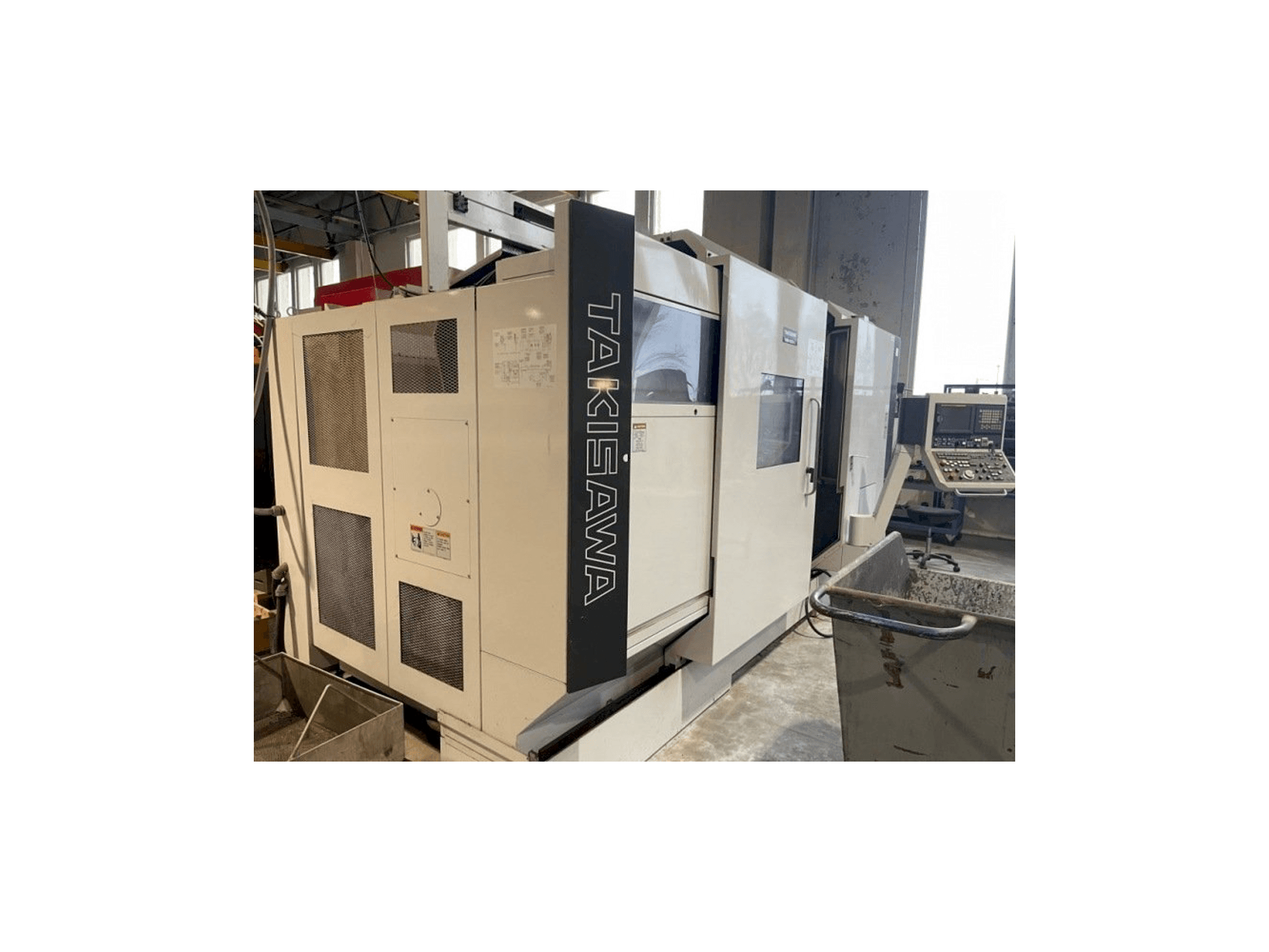 Vista frontale della macchina Takisawa TMM250-M3