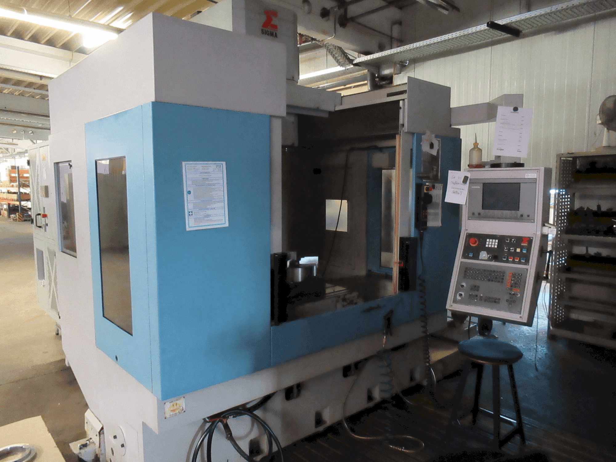 Vista frontale della macchina Sigma Zenit 3