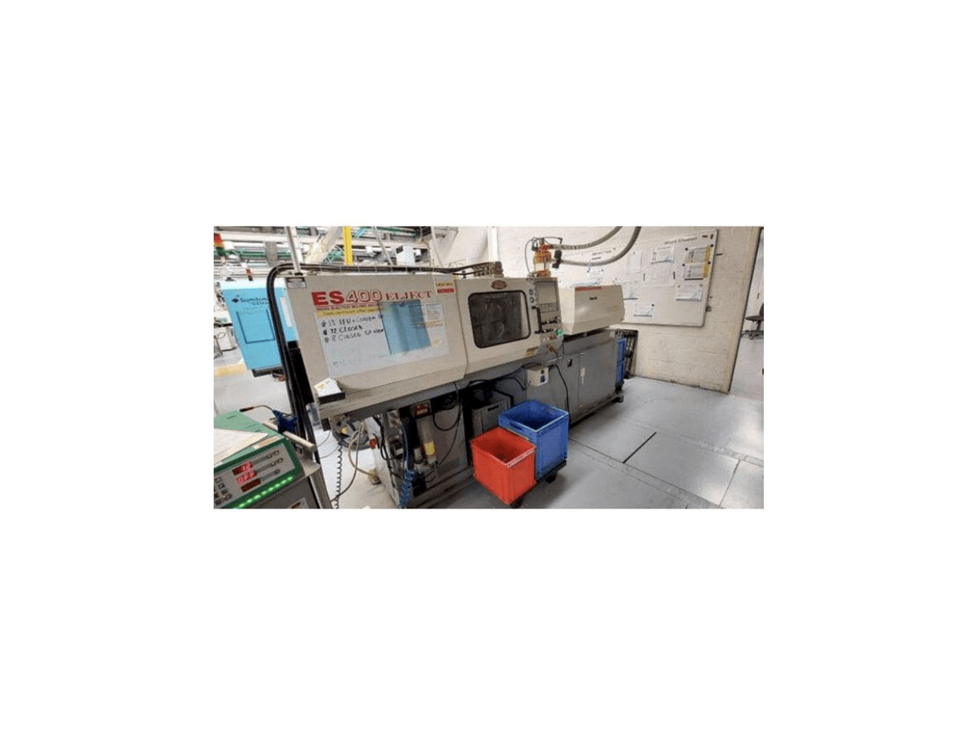 Vista frontale della macchina Nissei ES400