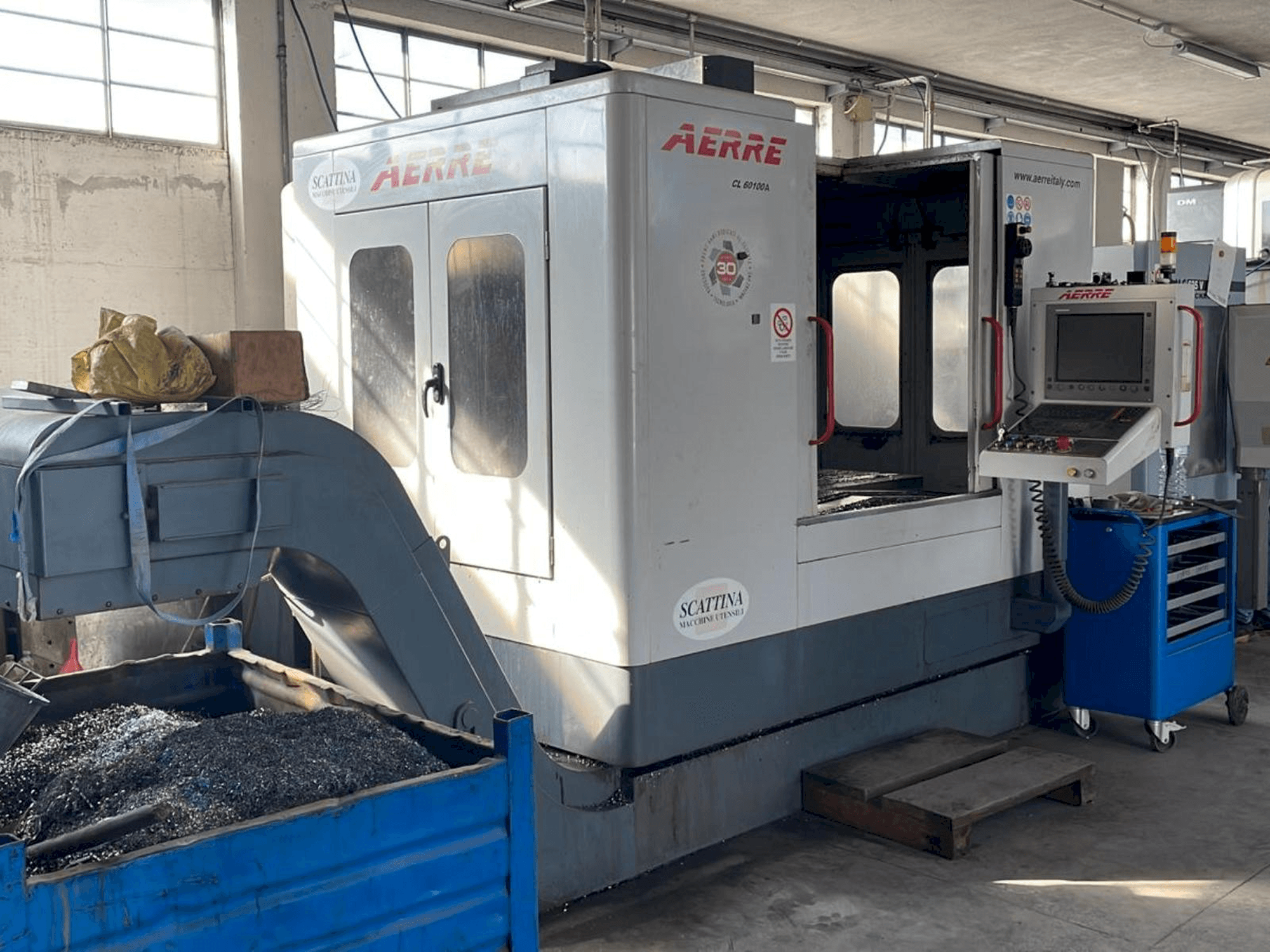Vista frontale della macchina AERRE CL60 100A