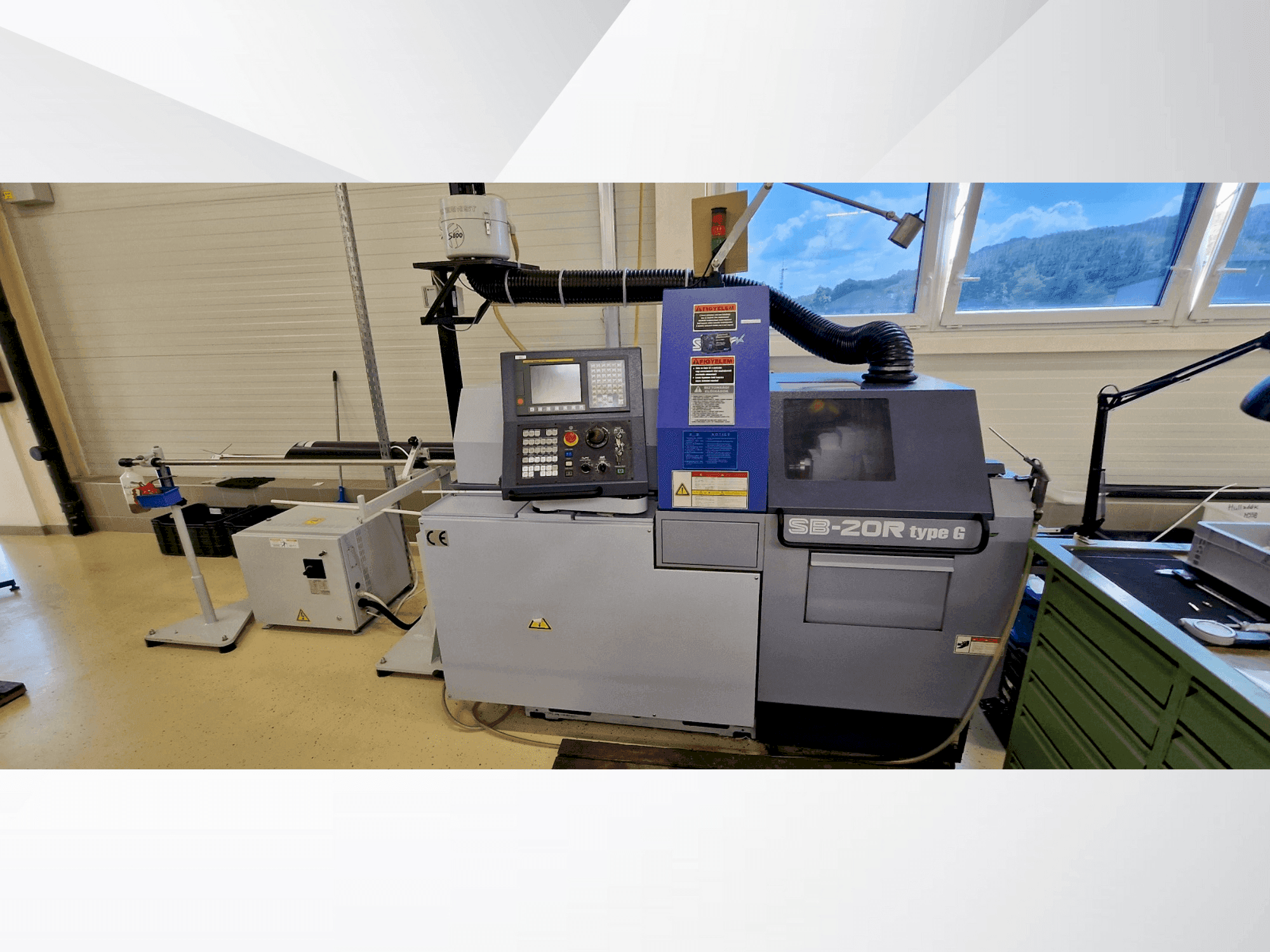 Vista frontale della macchina Star SB-20R type G