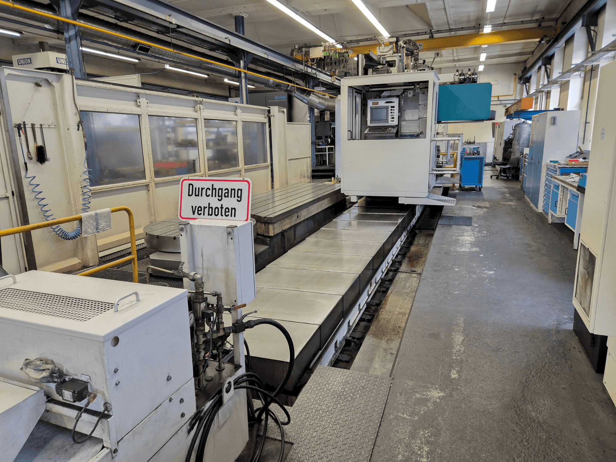 Vista frontale della macchina SHW Powerspeed 5