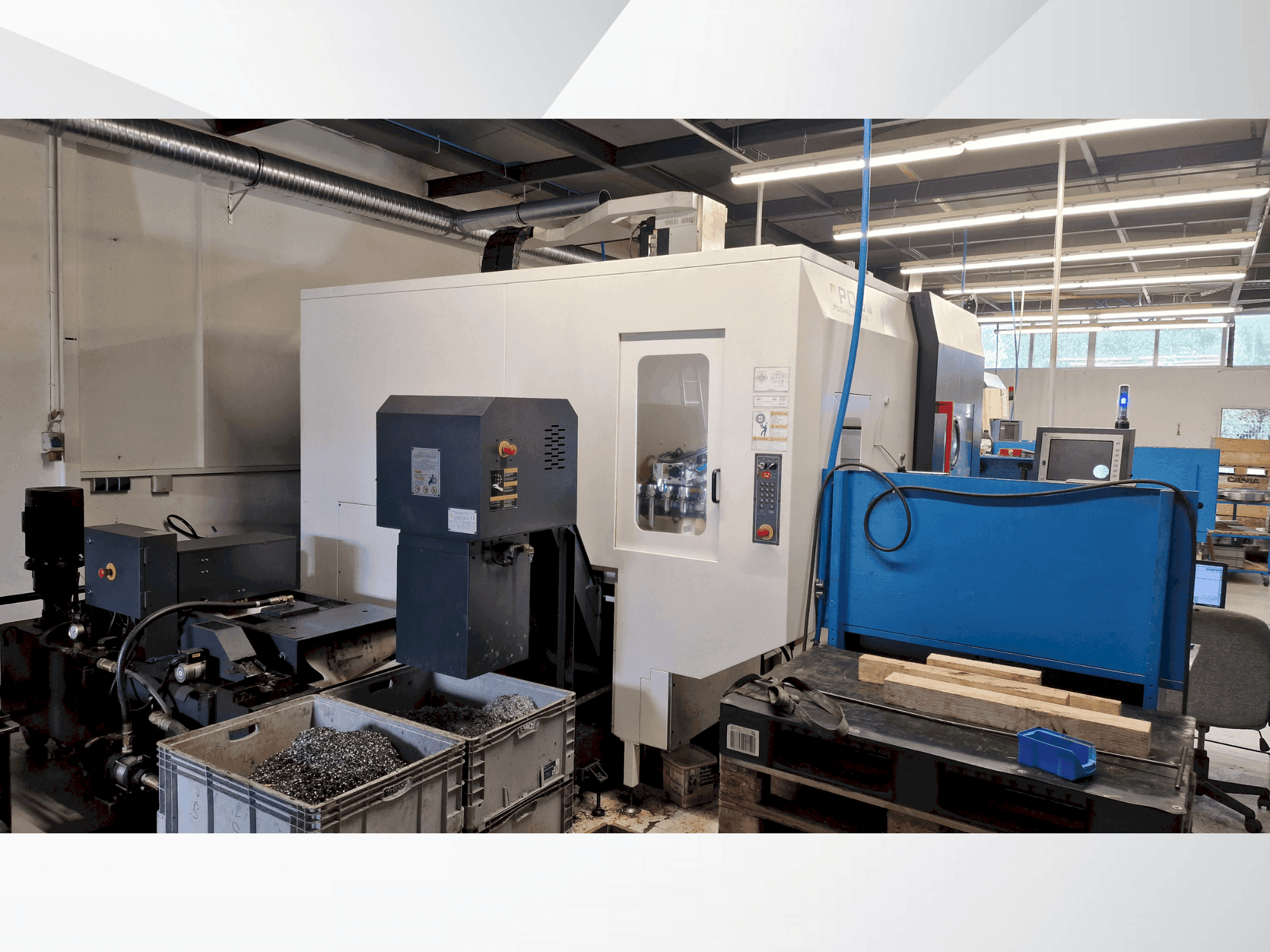 Vista frontale della macchina POSmill H 500 U