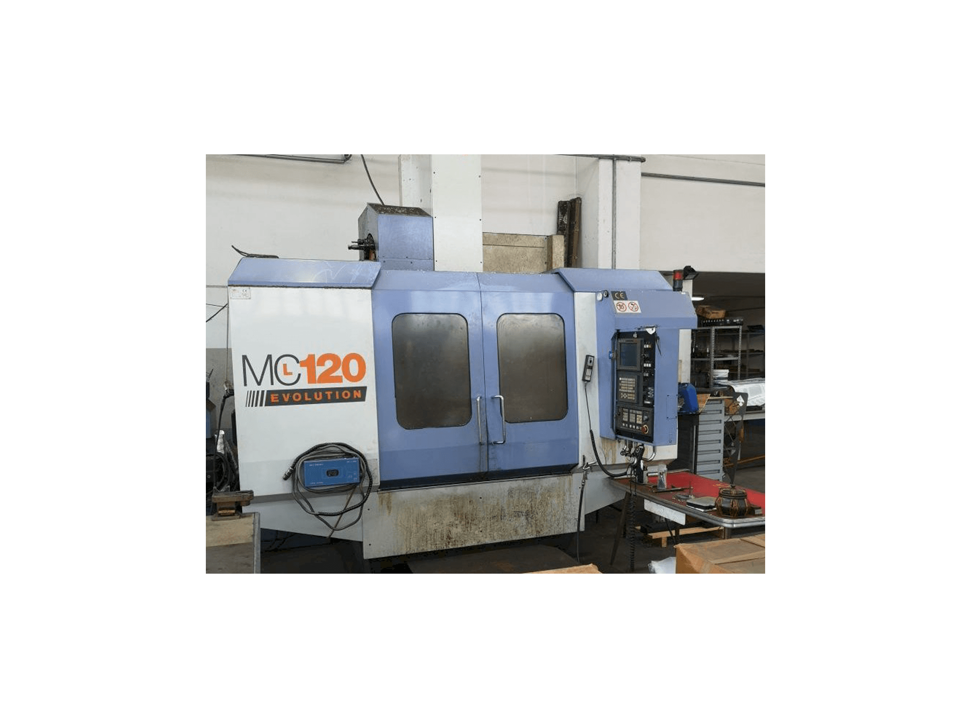 Vista frontale della macchina FAMUP MCL 120 AND