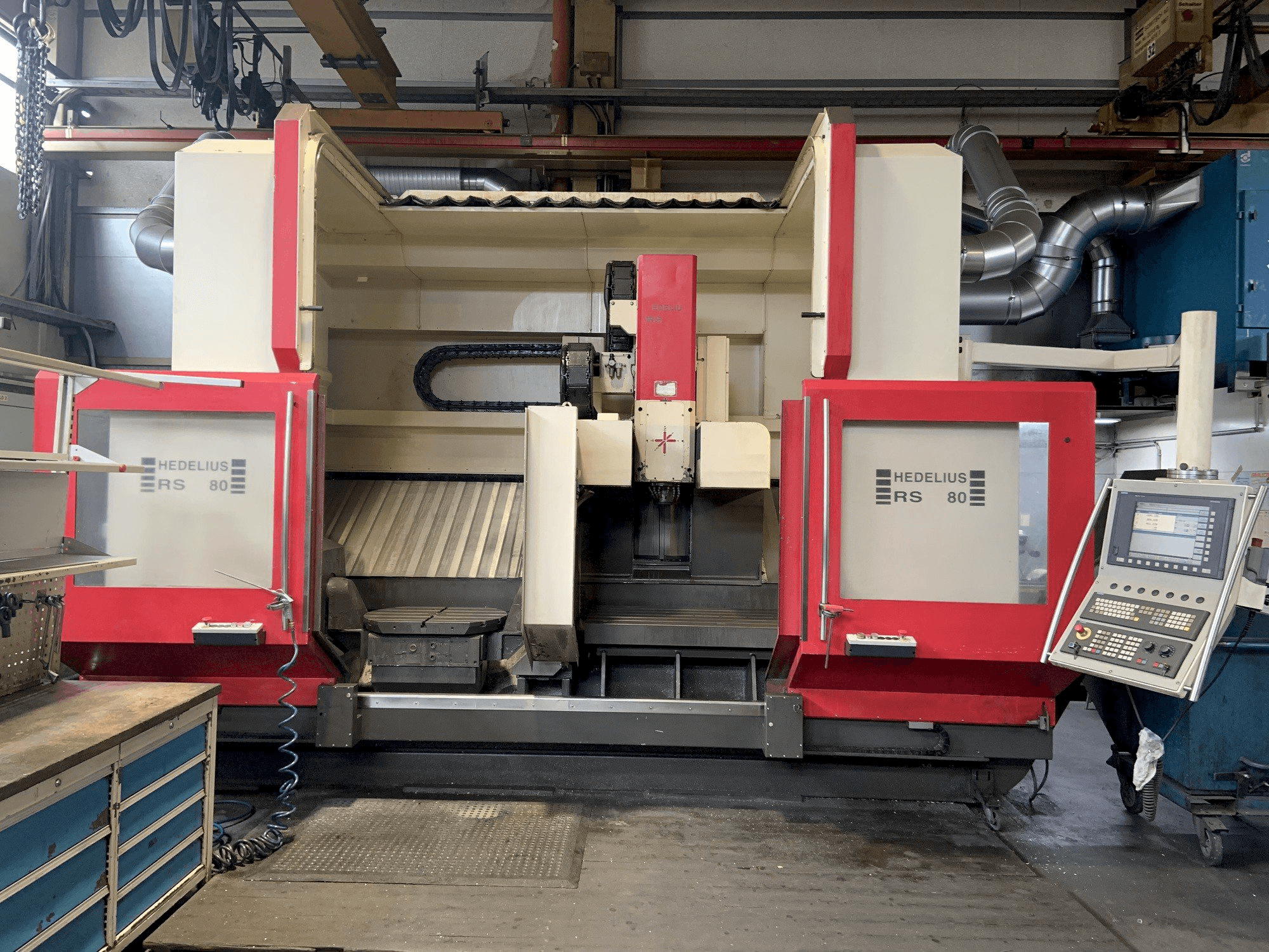 Vista frontale della macchina HEDELIUS RS80 K - 2300