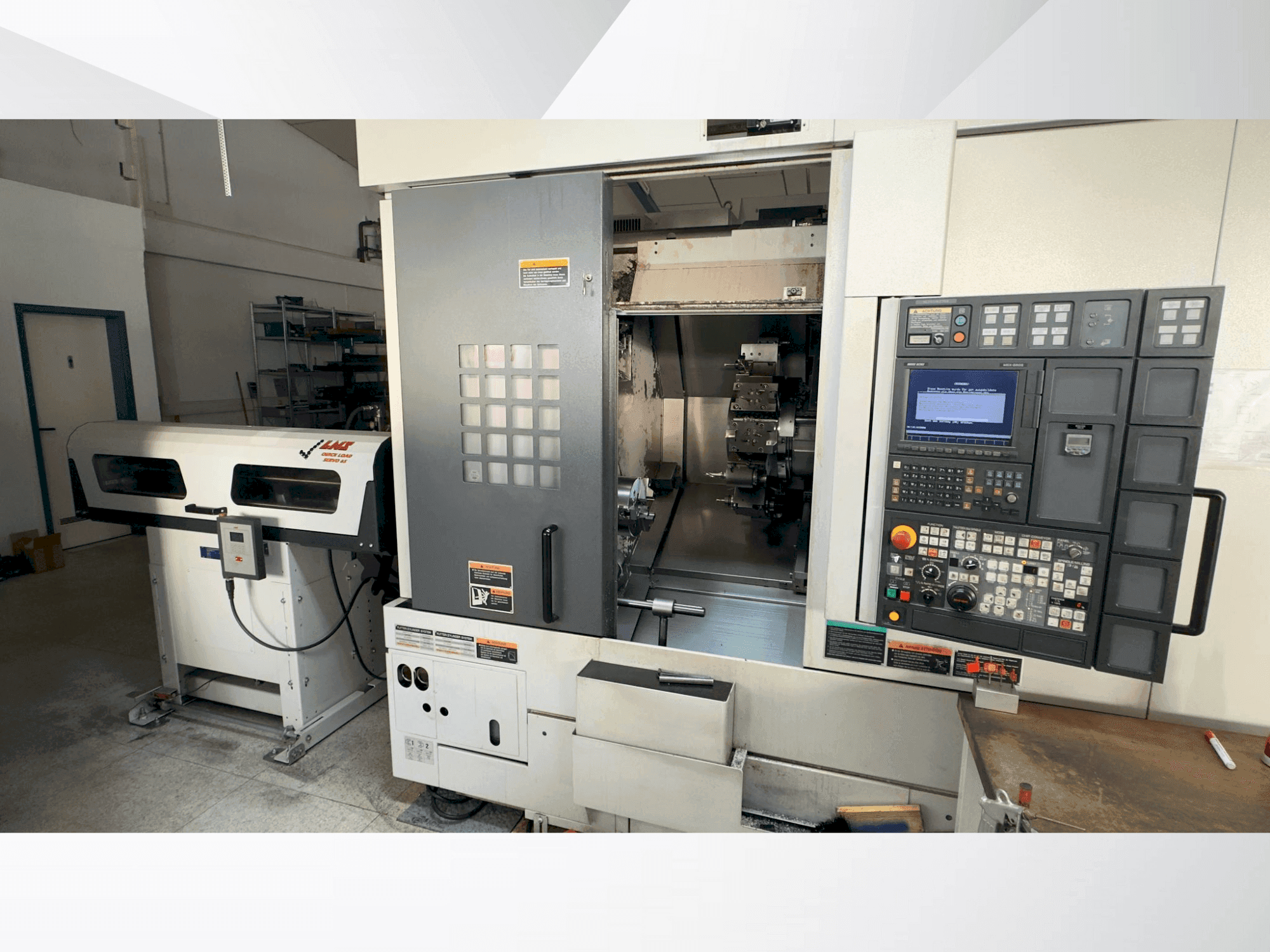 Vista frontale della macchina MORI SEIKI NL 2000 SY /500
