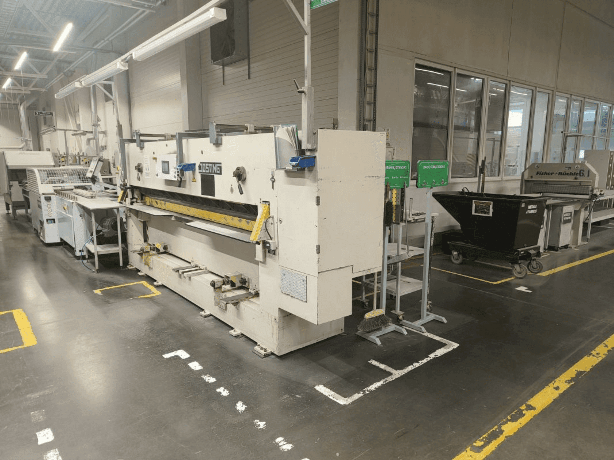 Vista frontale della macchina JOSTING ZFS 2800