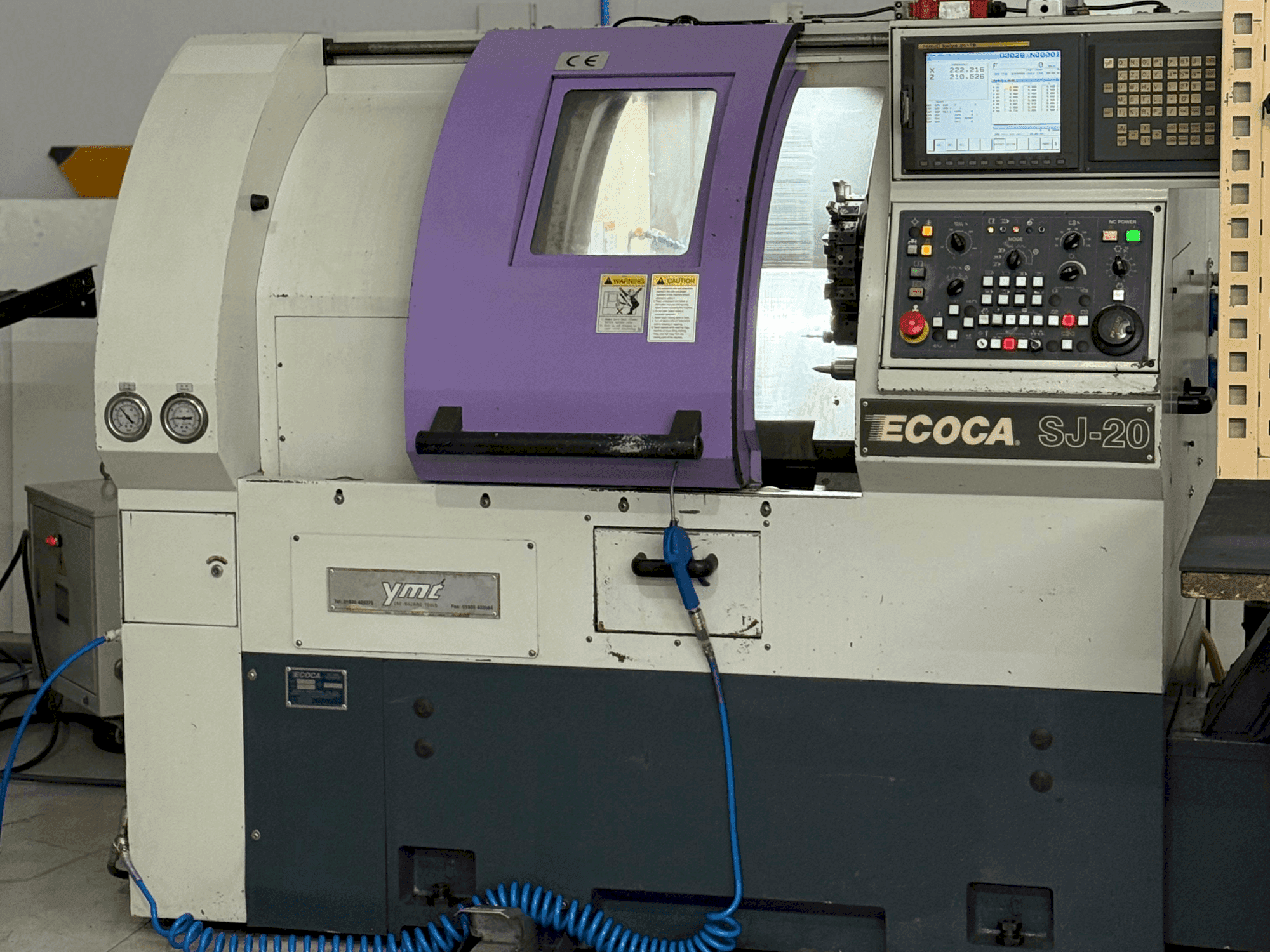 Vista frontale della macchina ECOCA SJ-20