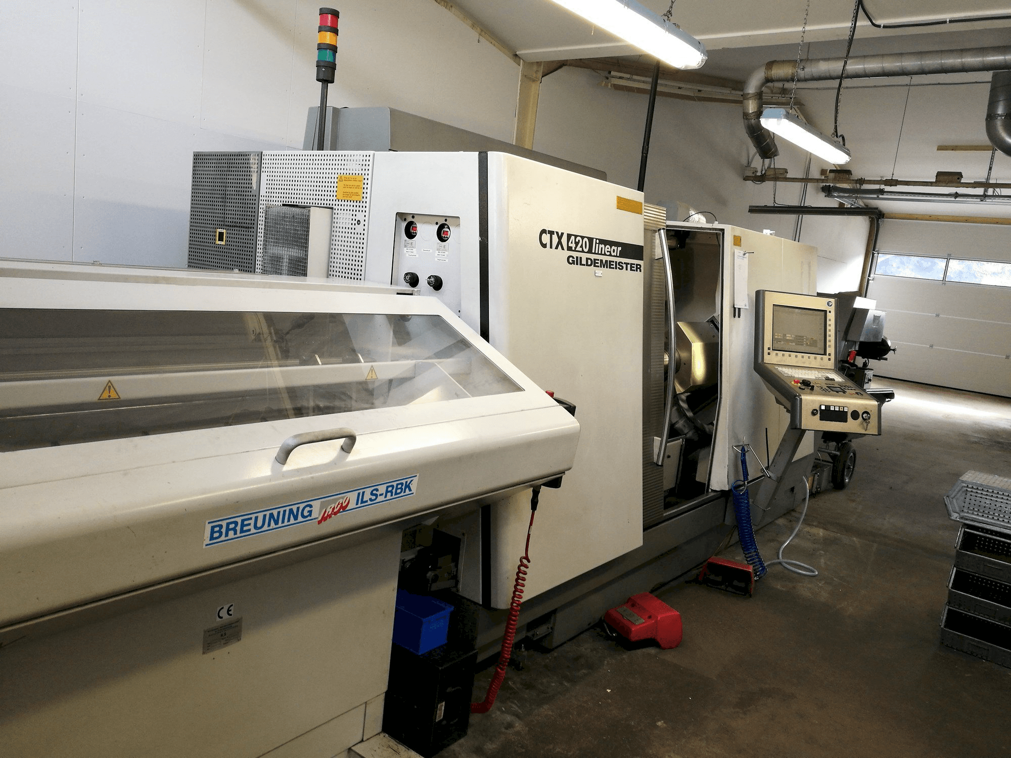 Vista frontale della macchina Gildemeister CTX 420 linear / V6