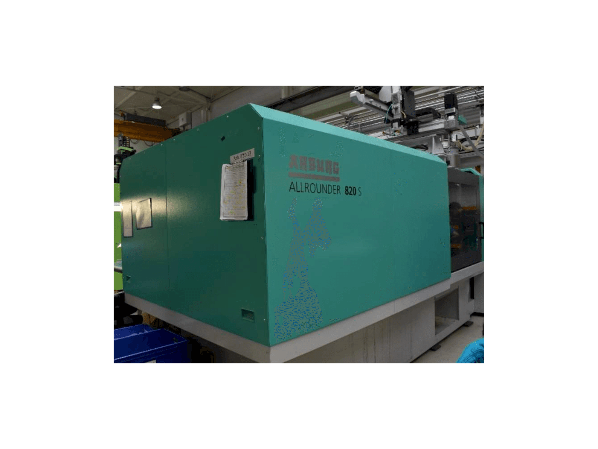 Vista frontale della macchina Arburg Allrounder 820 s 4000 - 800