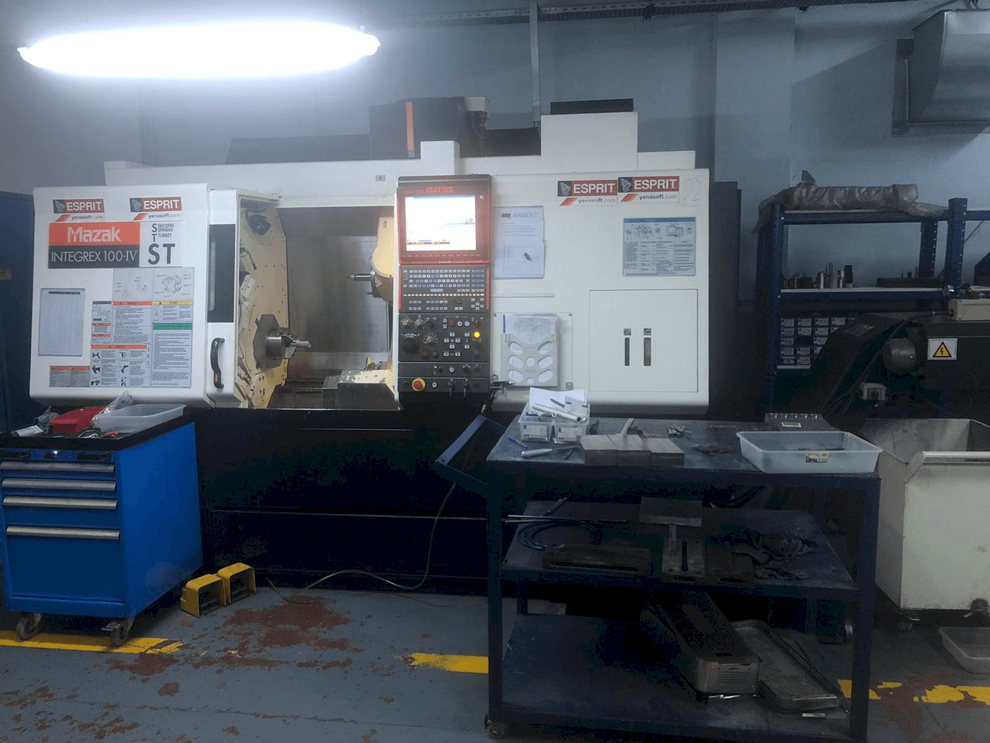 Vista frontale della macchina Mazak Mazak Integrex 100 ST
